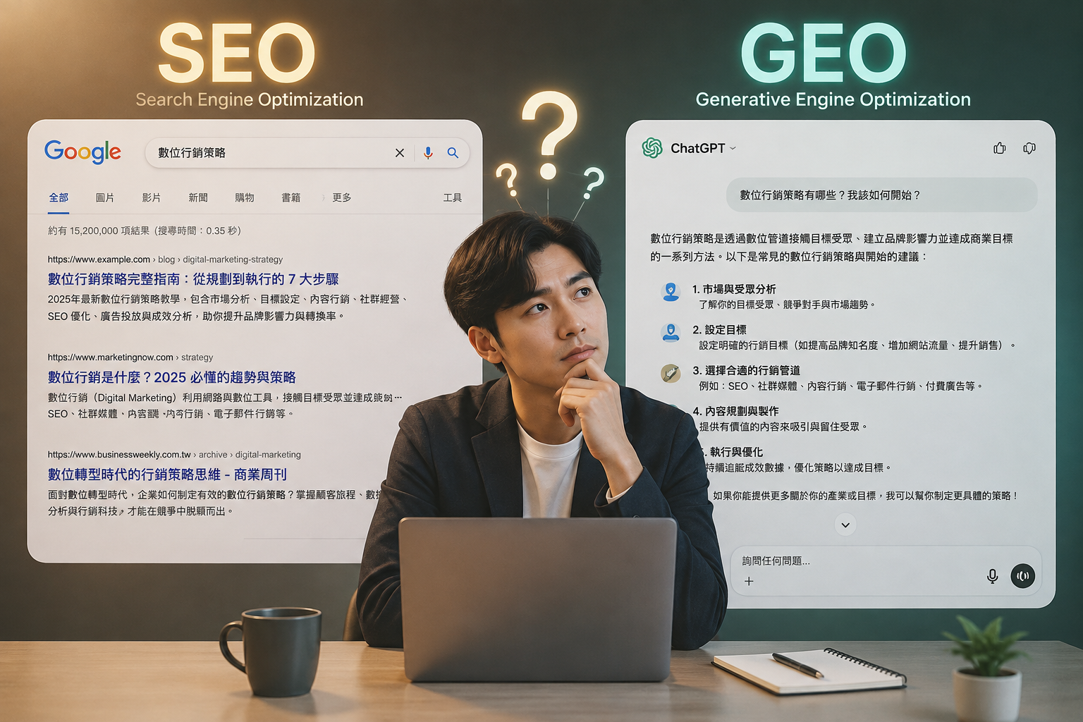 SEO 和 GEO 有什麼不同？2026 年品牌主必懂的 AI 搜尋時代完整指南