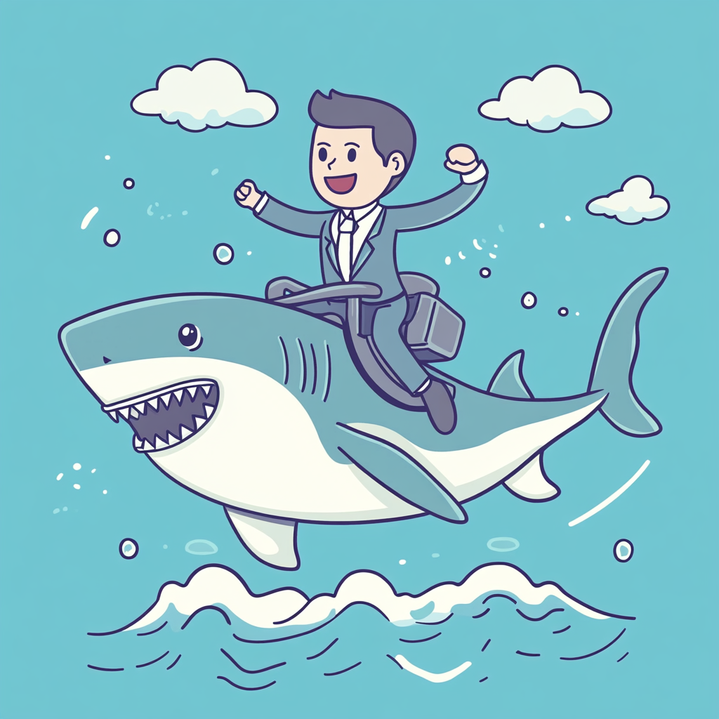 koodata_A_businessperson_in_a_suit_is_riding_a_cute_shark_soari_900d3818-b8a8-4b8e-95bf-59f6d4b05e63.png