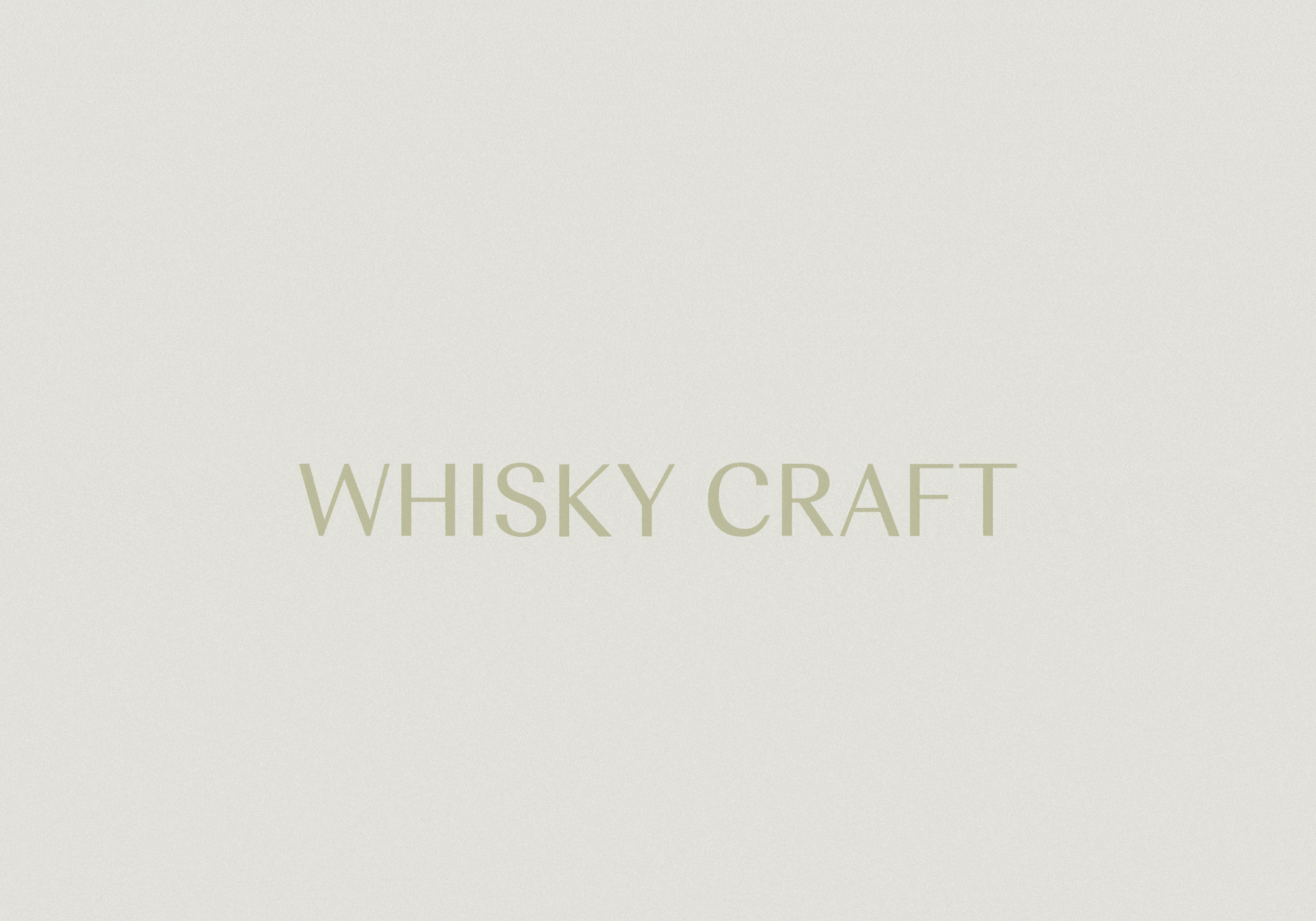 Animation of bespoke Whisky Craft logotype