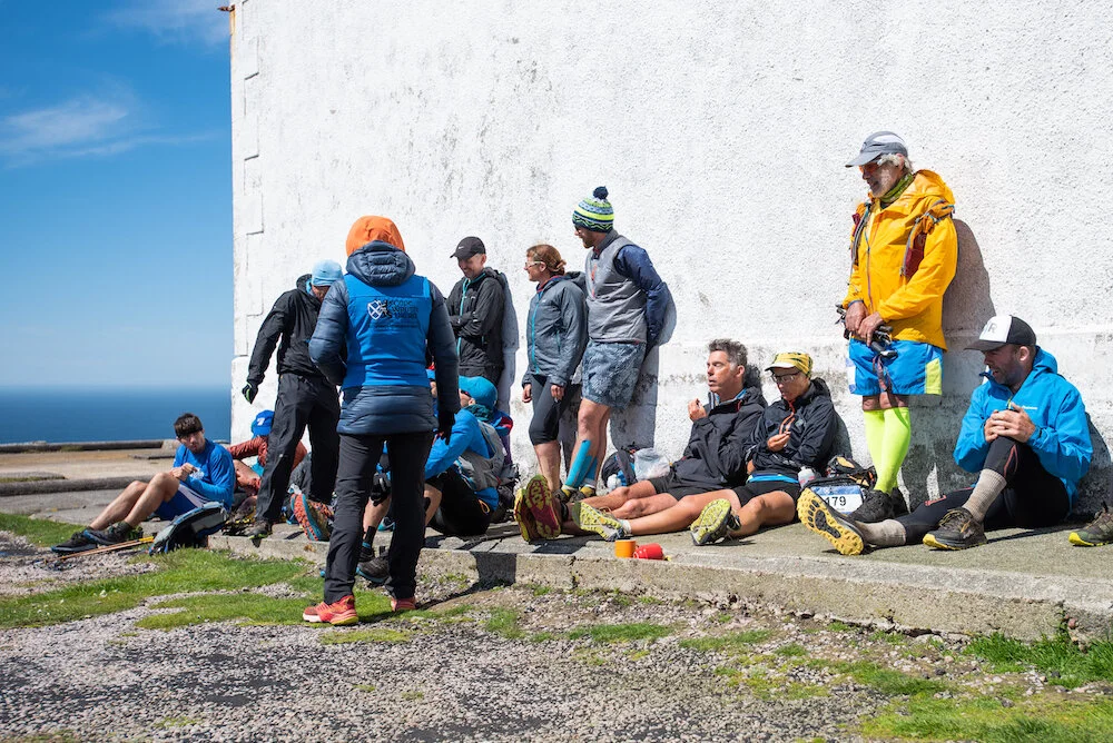 Waiting at Cape Wrath for the boat and mini bus transfer to Durness ©Jimmy Hyland