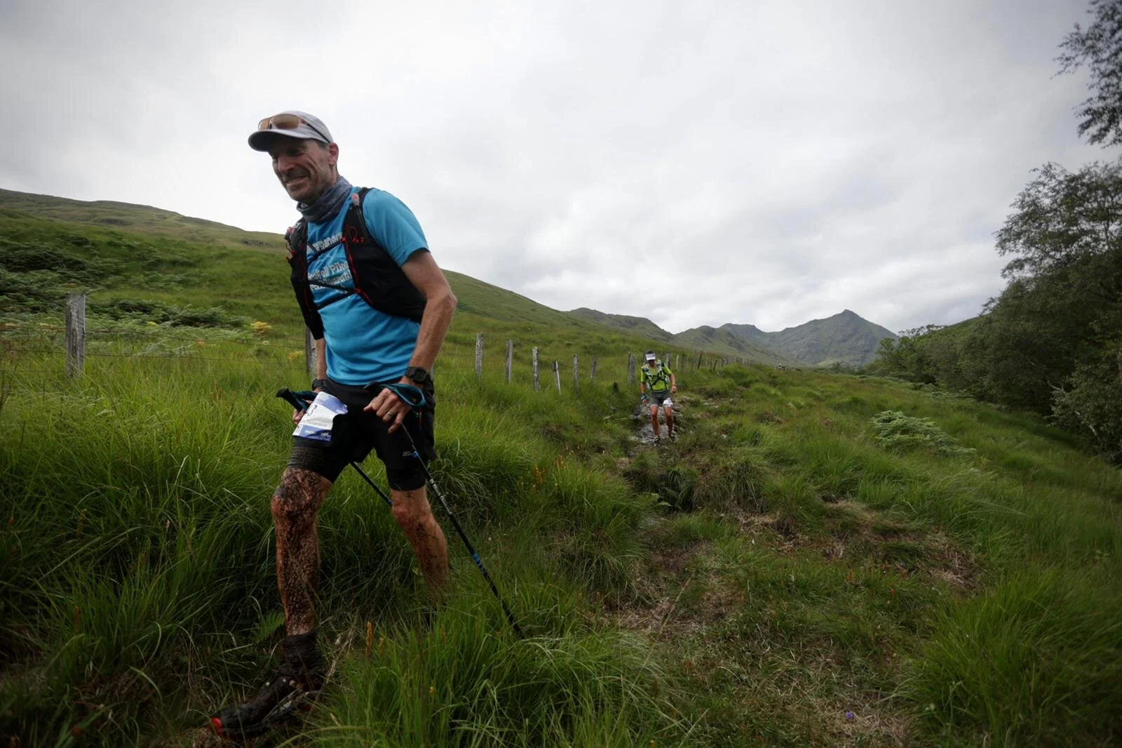 Runners in Glen Dessary.  ©No Limits Photography