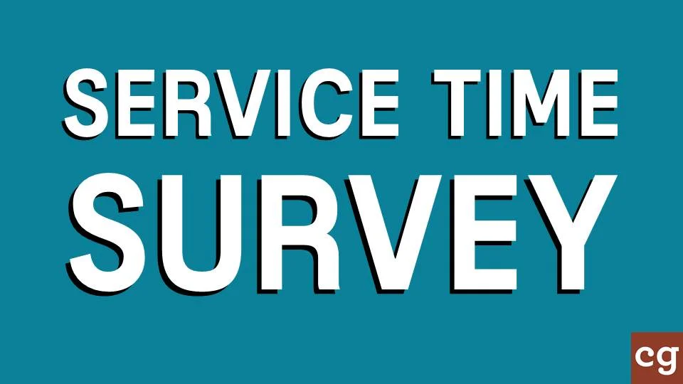 Service Time Survey