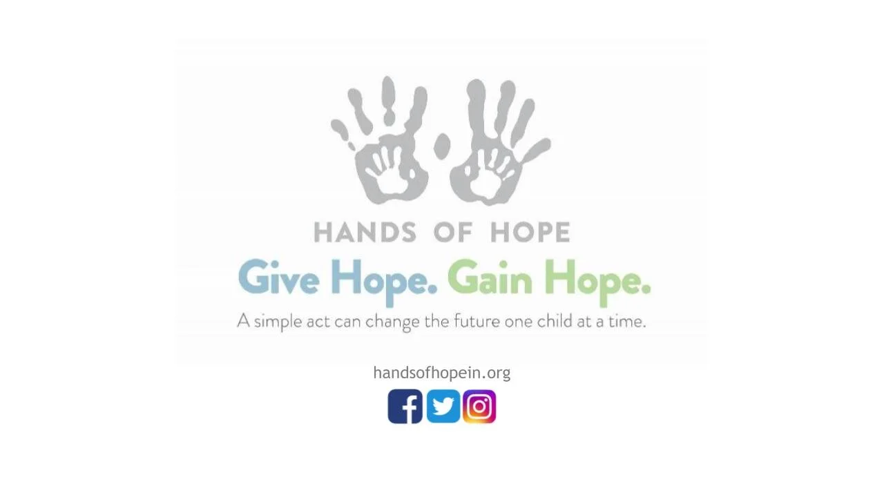Vision Sunday : Hands of Hope