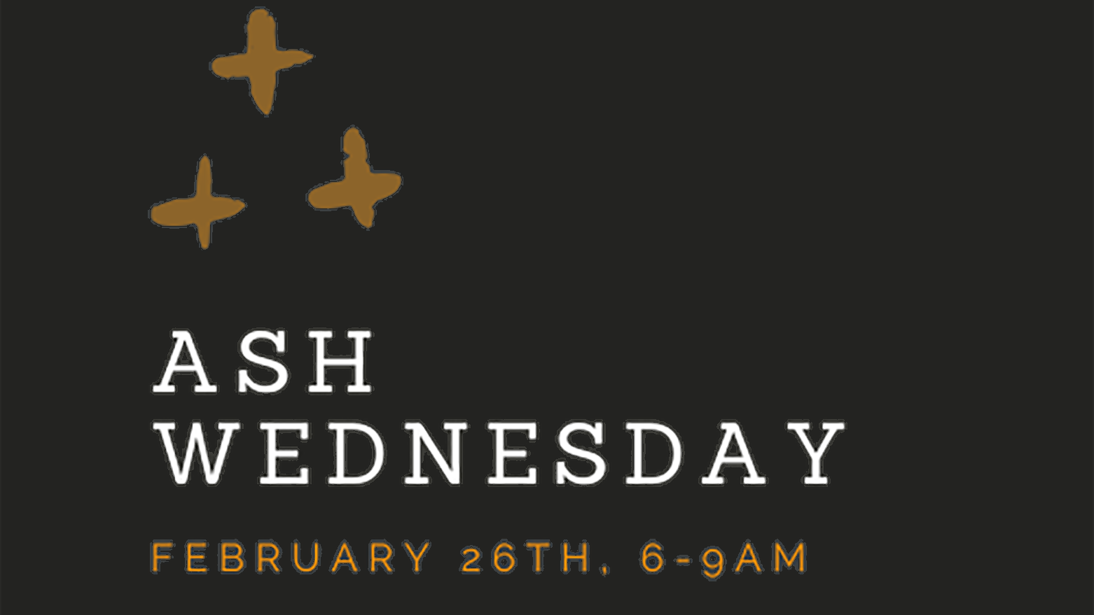 ASH WEDNESDAY SERVICE