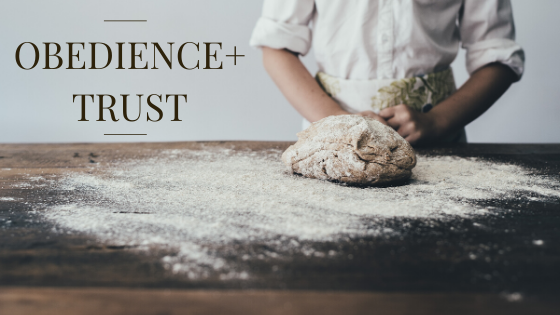 LEANING INTO OBEDIENCE + TRUST