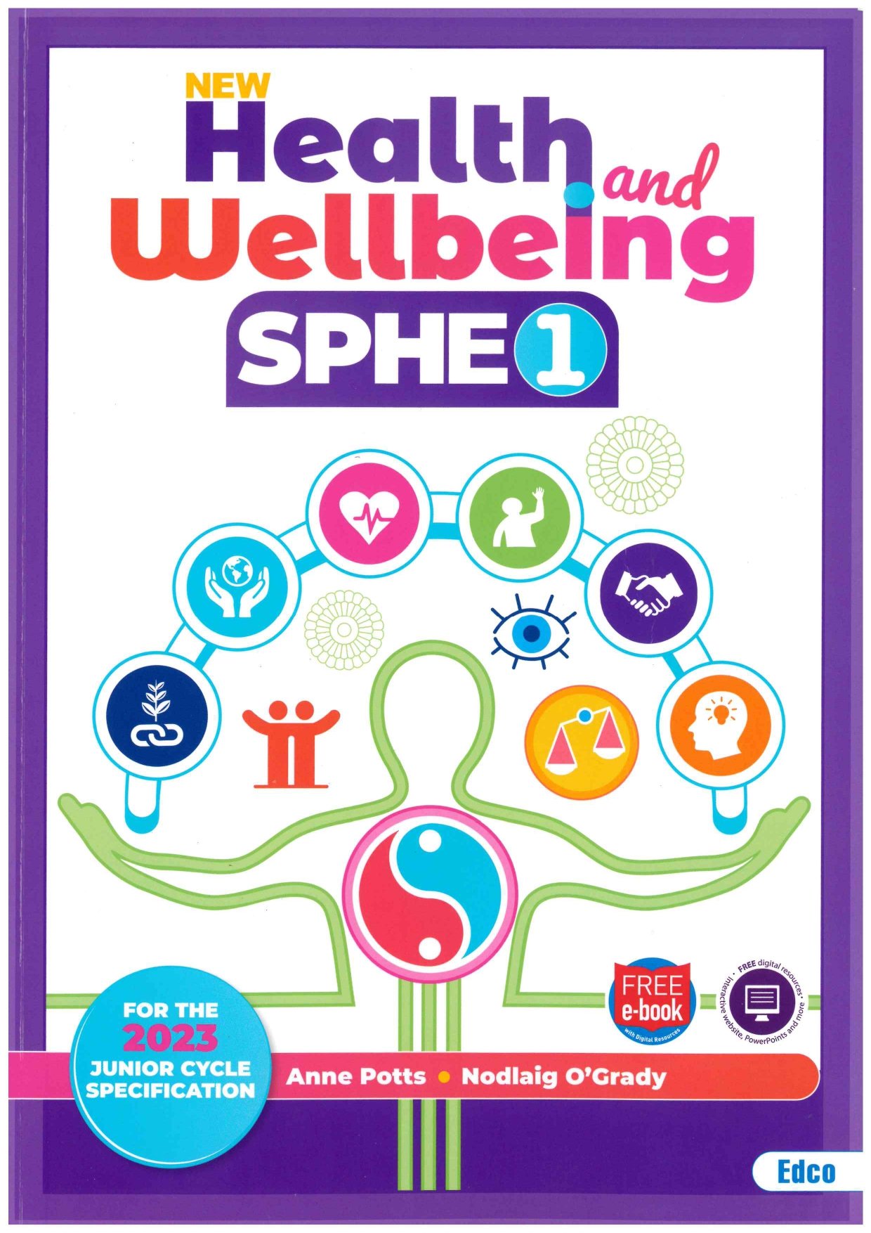 SPHE Textbook EdCo Cover Page - Health and Wellbeing SPHE 1 2023_page-0001.jpeg