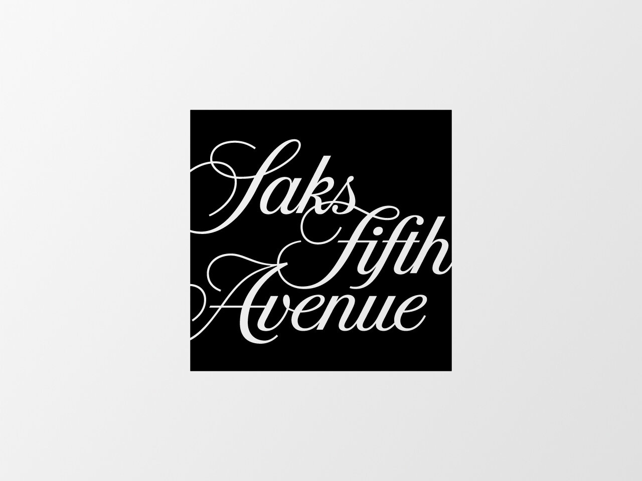 Saks Fifth Avenue Brand Identity, Pentagram Design