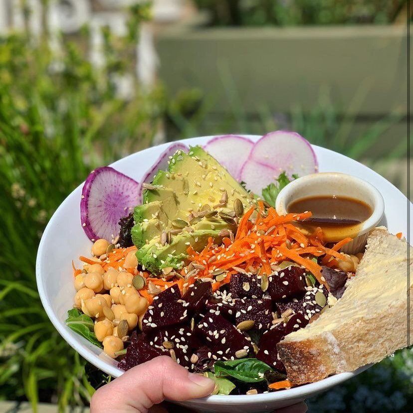 For the month of June @heartwoodeatery is donating $1 of every Rainbow Salad purchased to Color Me Human✨😊🌈✊🏻✊🏼✊🏽✊🏾✊🏿 These funds will help support True Colors, our monthly LGBTQ+ Support Group (link in bio) and other programming for queer com
