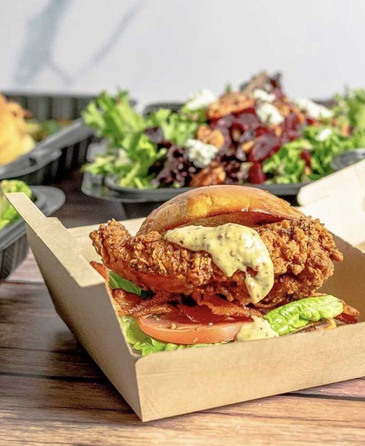 Celebrate Here ➡️ Today is #nationalfriedchickensandwichday and we can't think of a better way to celebrate than with one of @tupelohoneycafe's incredible creations! Visit their Warehouse Row location today (or any other day this week) to try one for