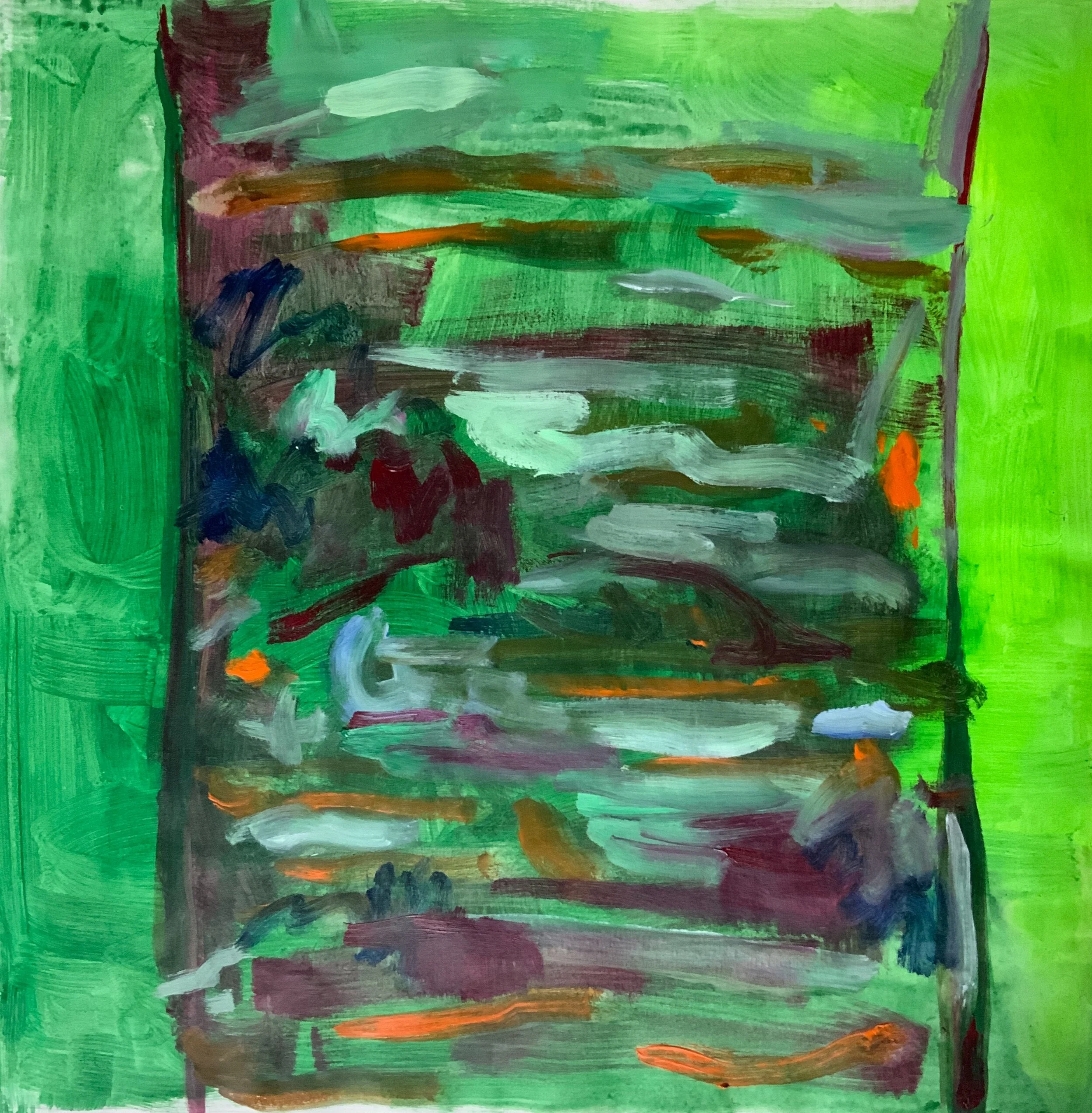  The idea of a tree III, 100cm x 100cm, acrylic on canvas, 2020 