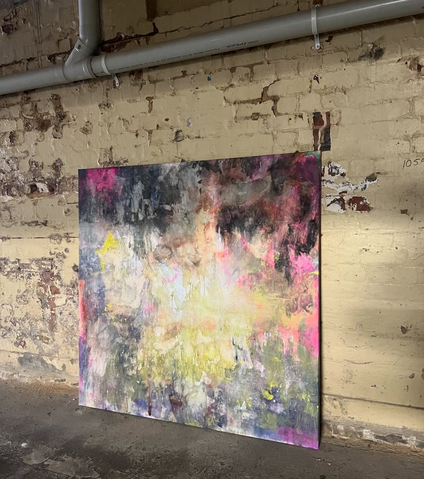 This painting came out of the suite of 10 smaller works in my show, MONUMENTS. But it didn&rsquo;t end up in the show&mdash;just as other paintings progressed and found their footing, this one just didn&rsquo;t make it. But it&rsquo;s still an import