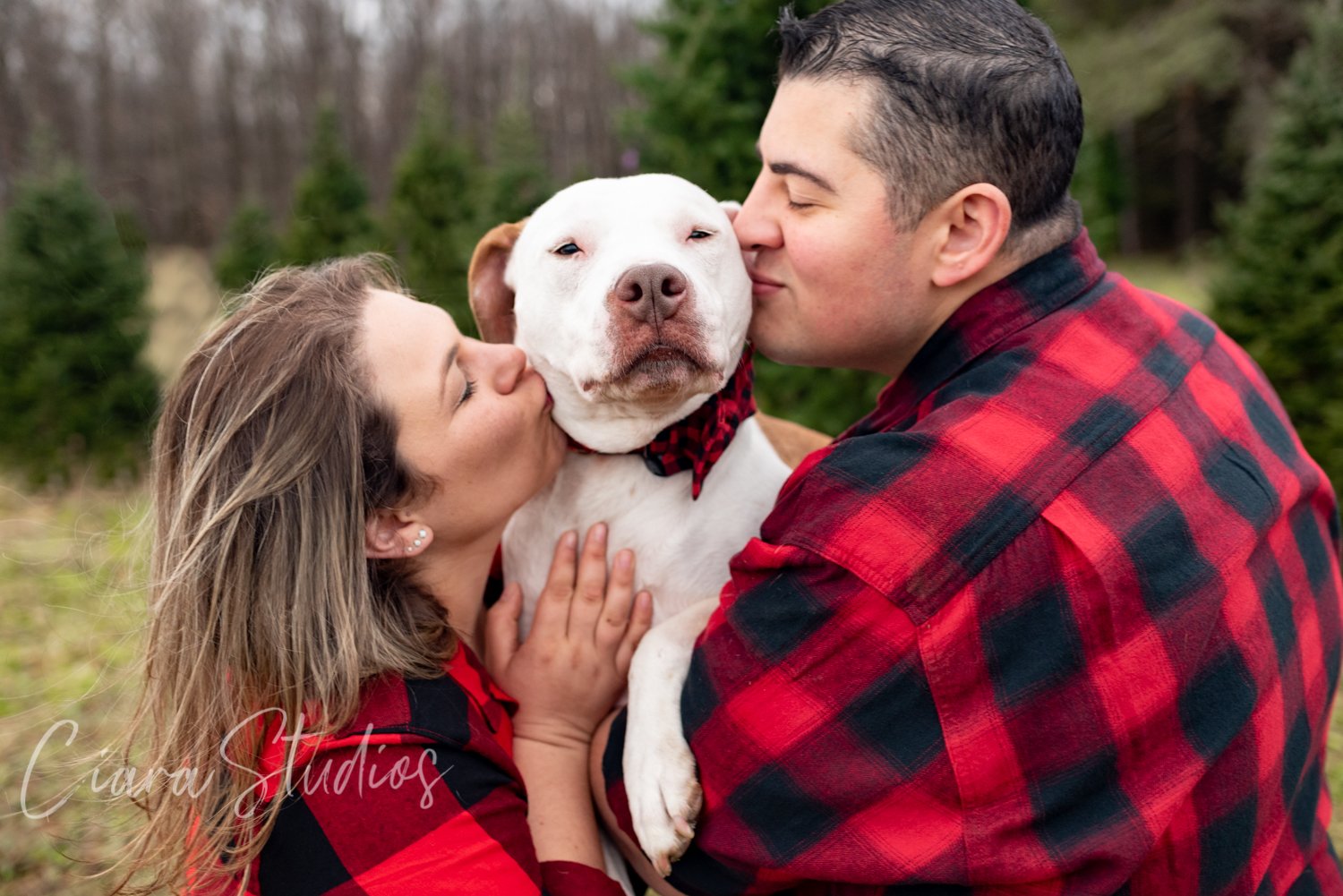 Syracuse Engagement Photo Session with their dog