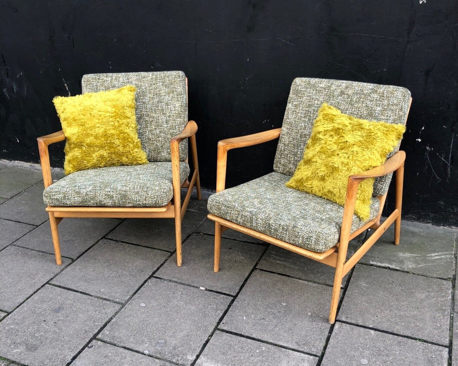 Mid-century lounge chairs