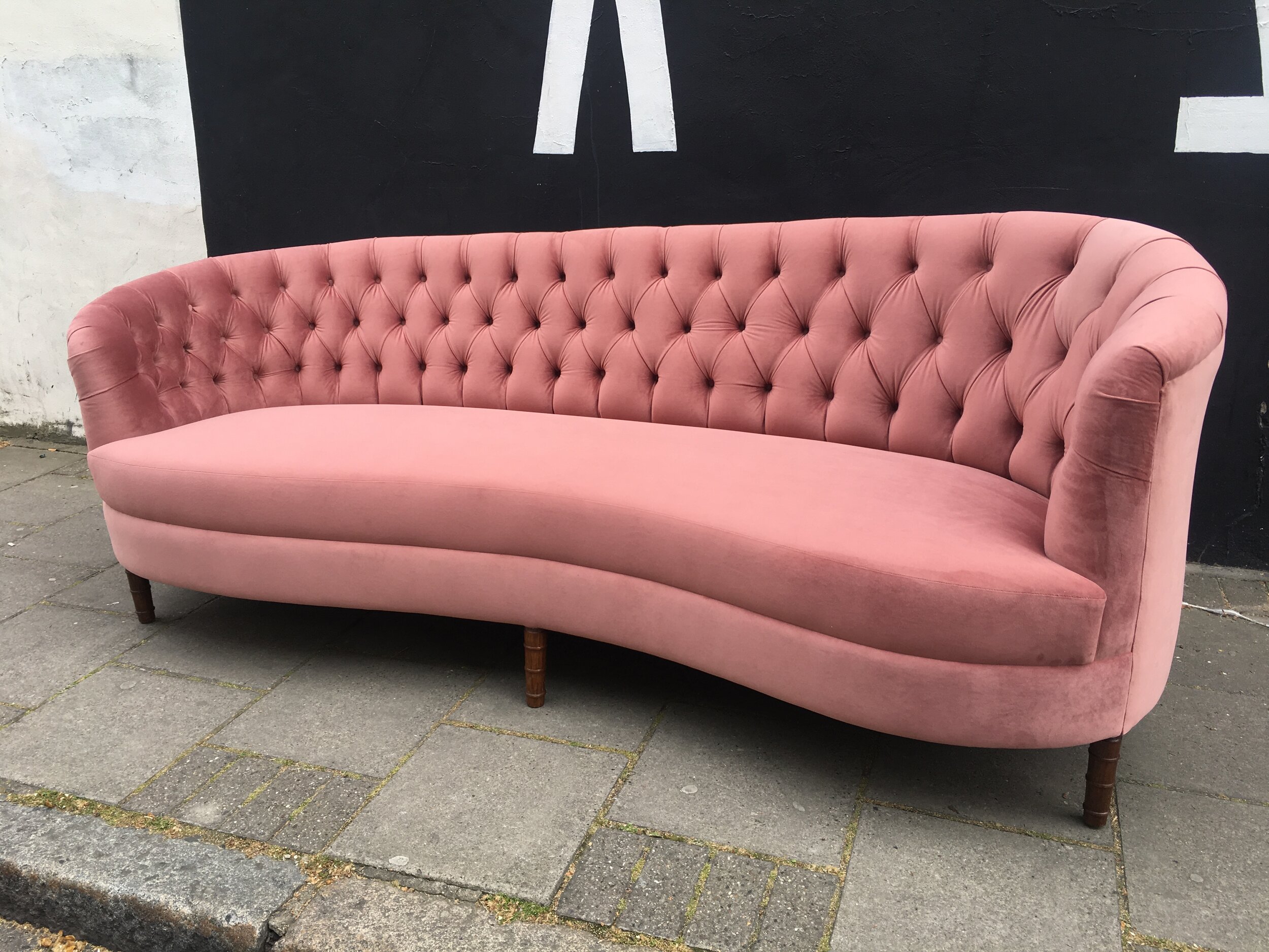 Bespoke sofa designed and built by SDR