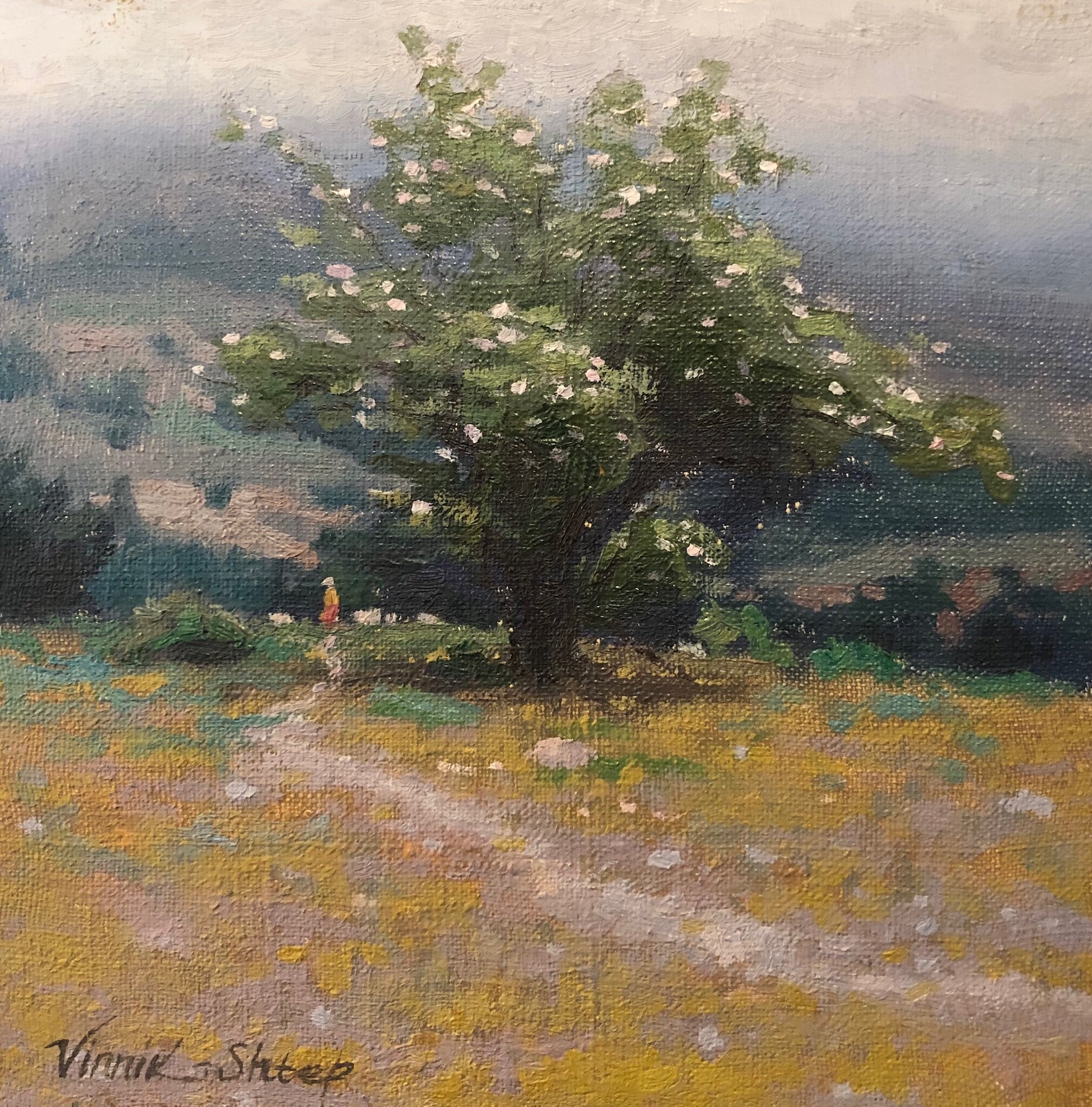    Vinnik Shtep  Oil on Canvas, Stretched  10 x 10 in  $50 