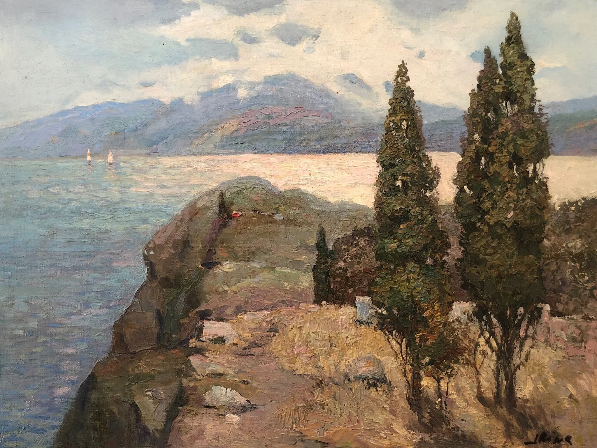    Oil on Canvas, Stretched  12 x 16 in  $80 