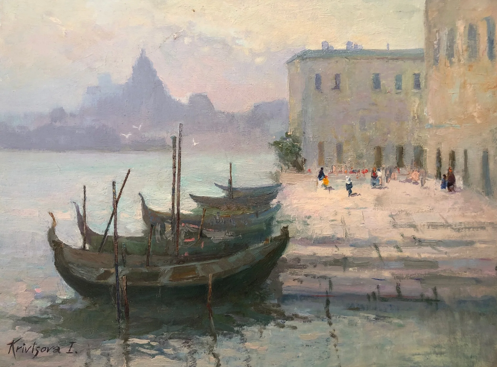    Irina Krivtsova  Oil on Canvas, Stretched  12 x 16 in  $85 