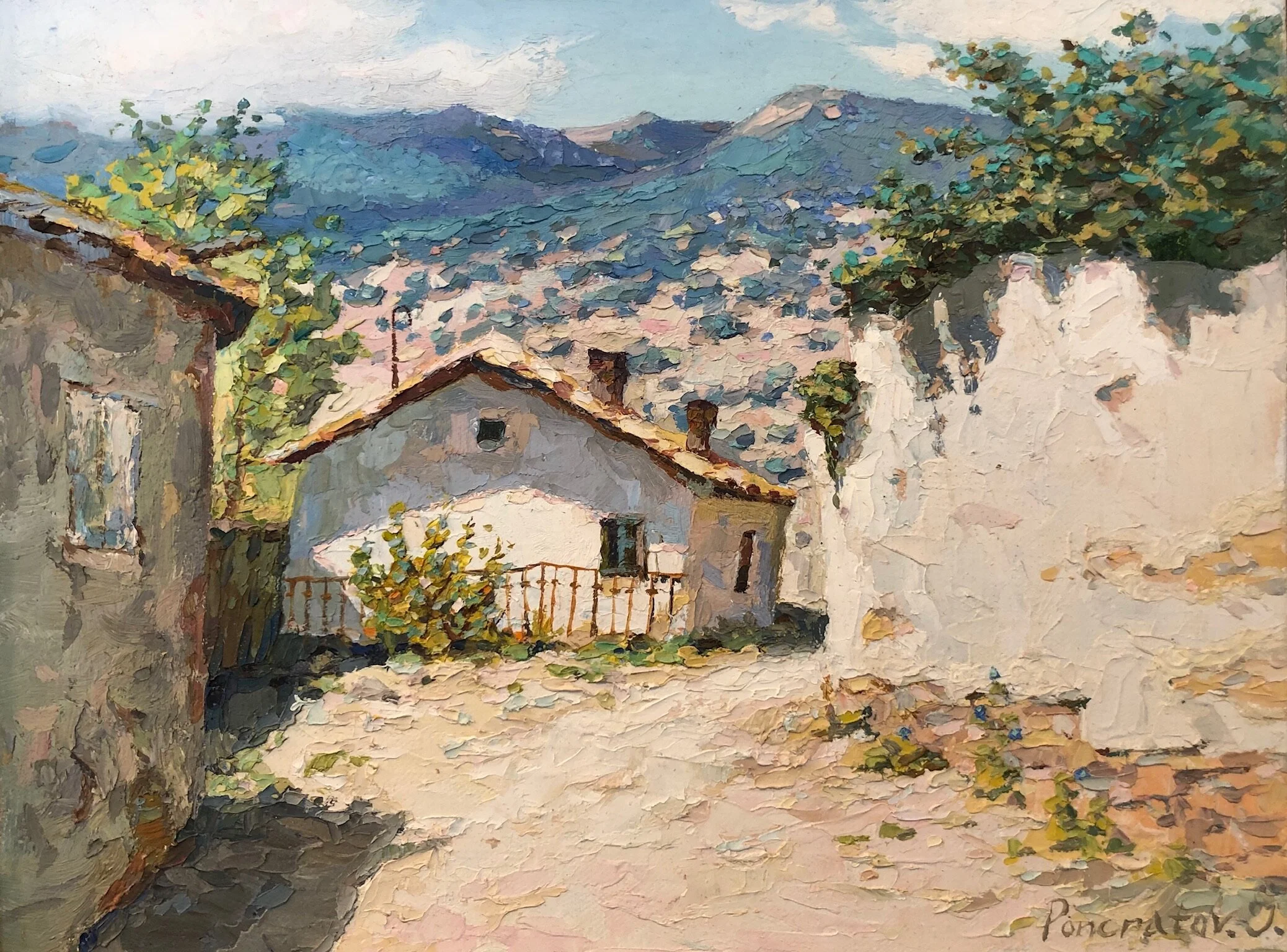    Igor Pankratov  Oil on Canvas, Stretched  12 x 16 in  $110 