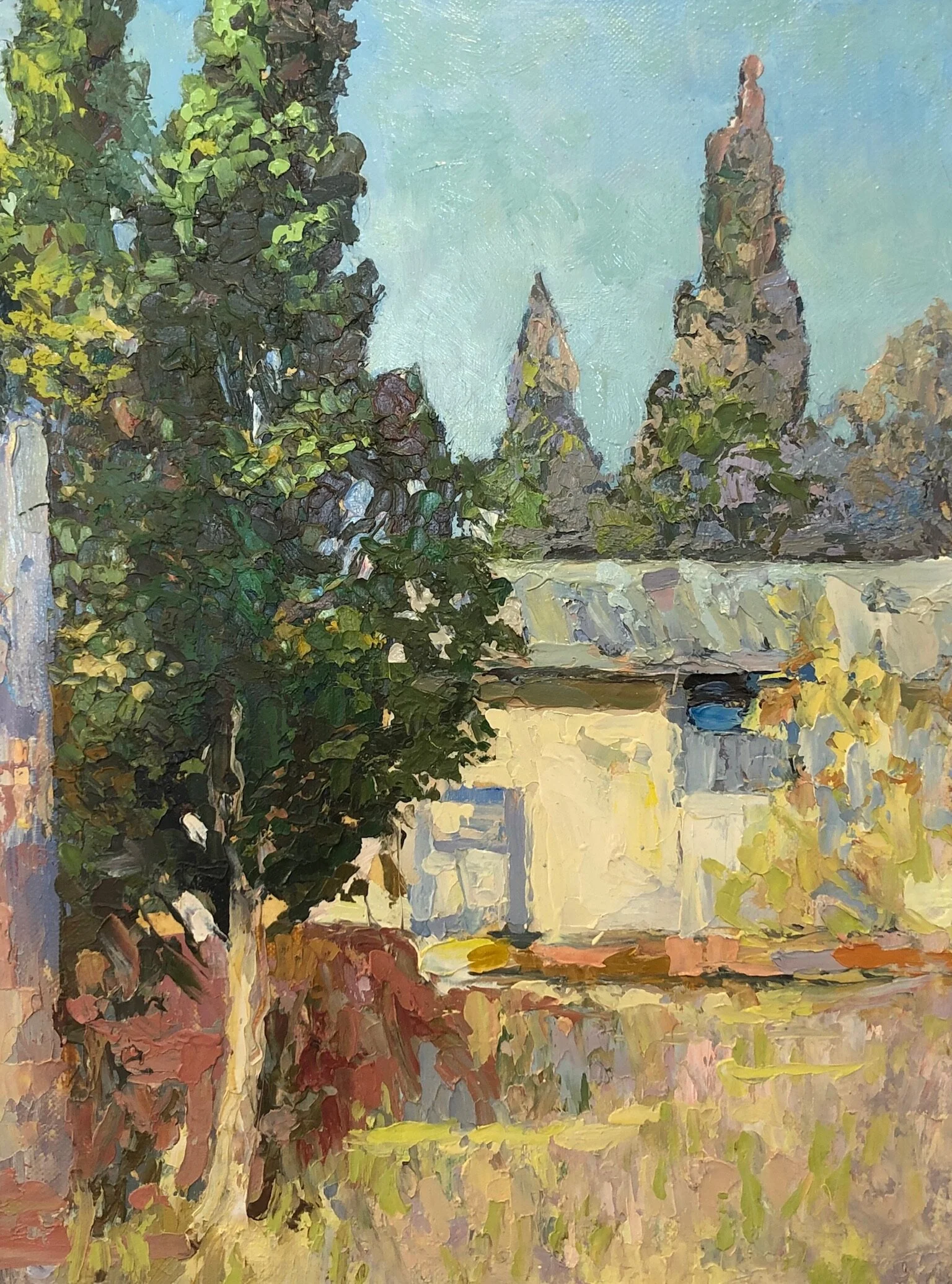    Oil on Canvas, Stretched  12 x 16 in  $50 