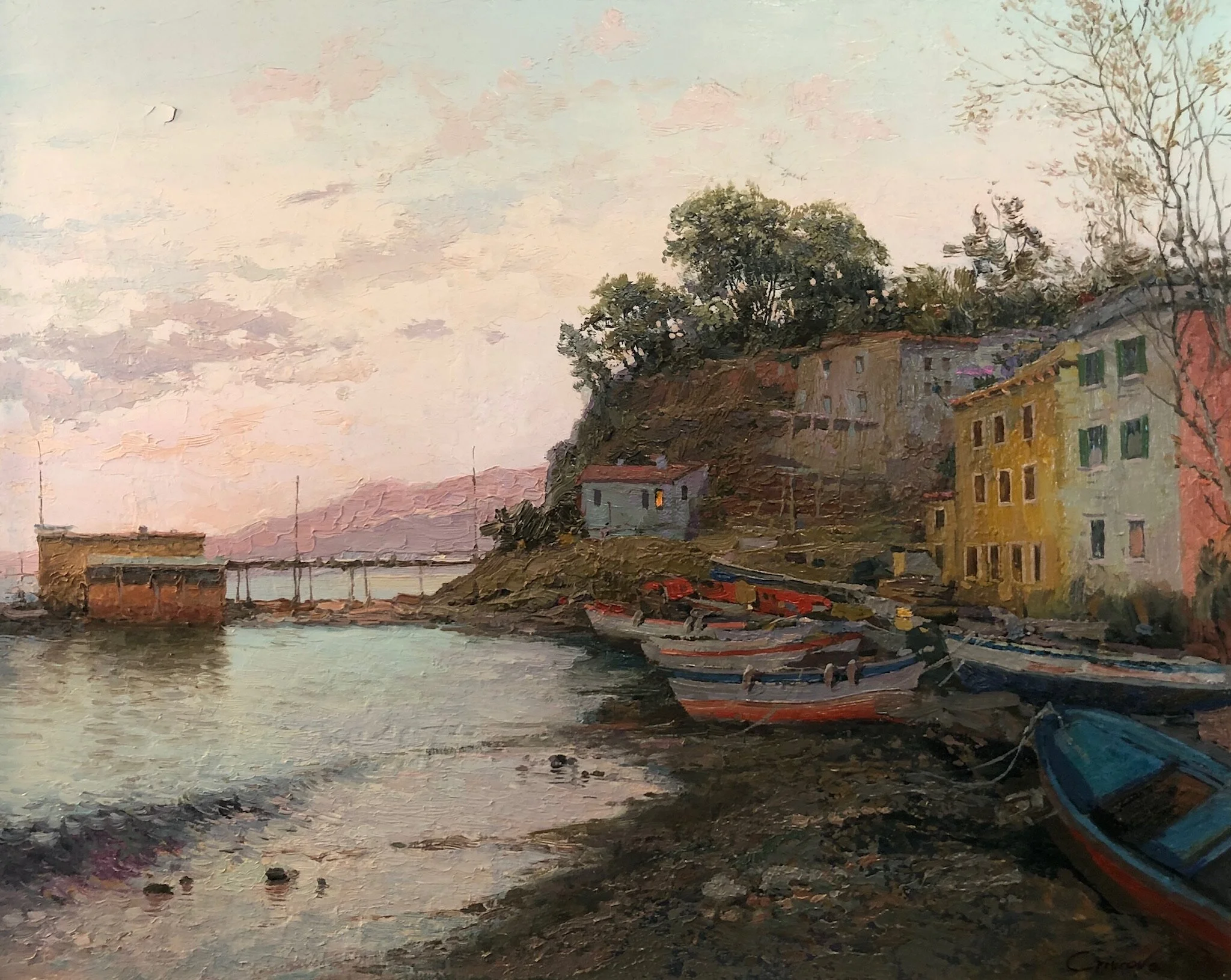    Irina Krivtsova  Oil on Canvas, Stretched  16 x 20 in  $140 