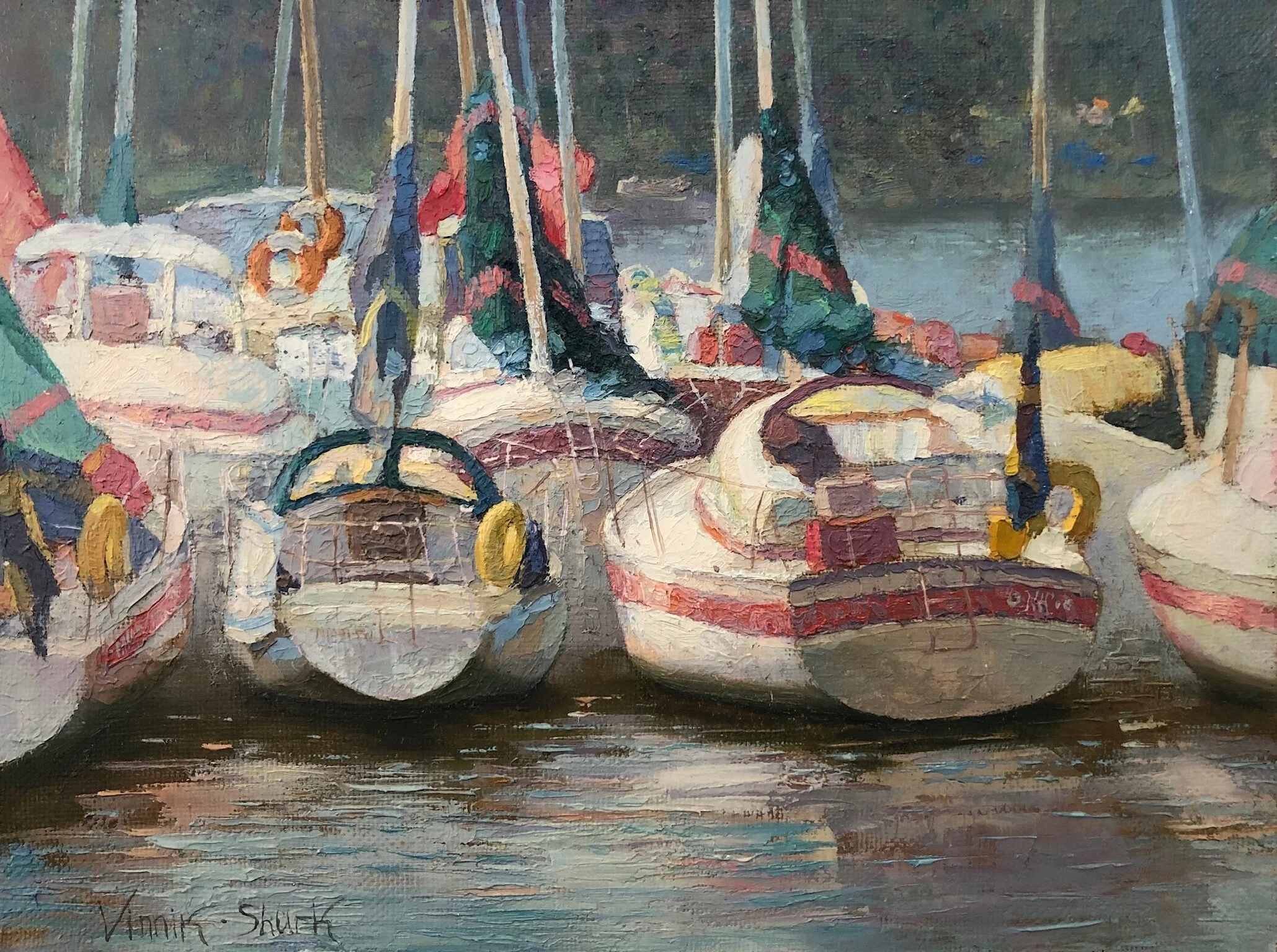    Oleg Vinnik  Oil on Canvas, Stretched  12 x 16 in  $200 