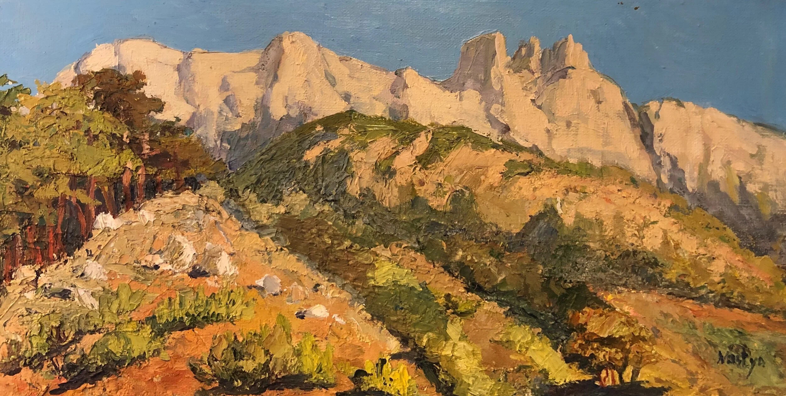    Oil on Canvas, Stretched  8 x 16 in  $60 