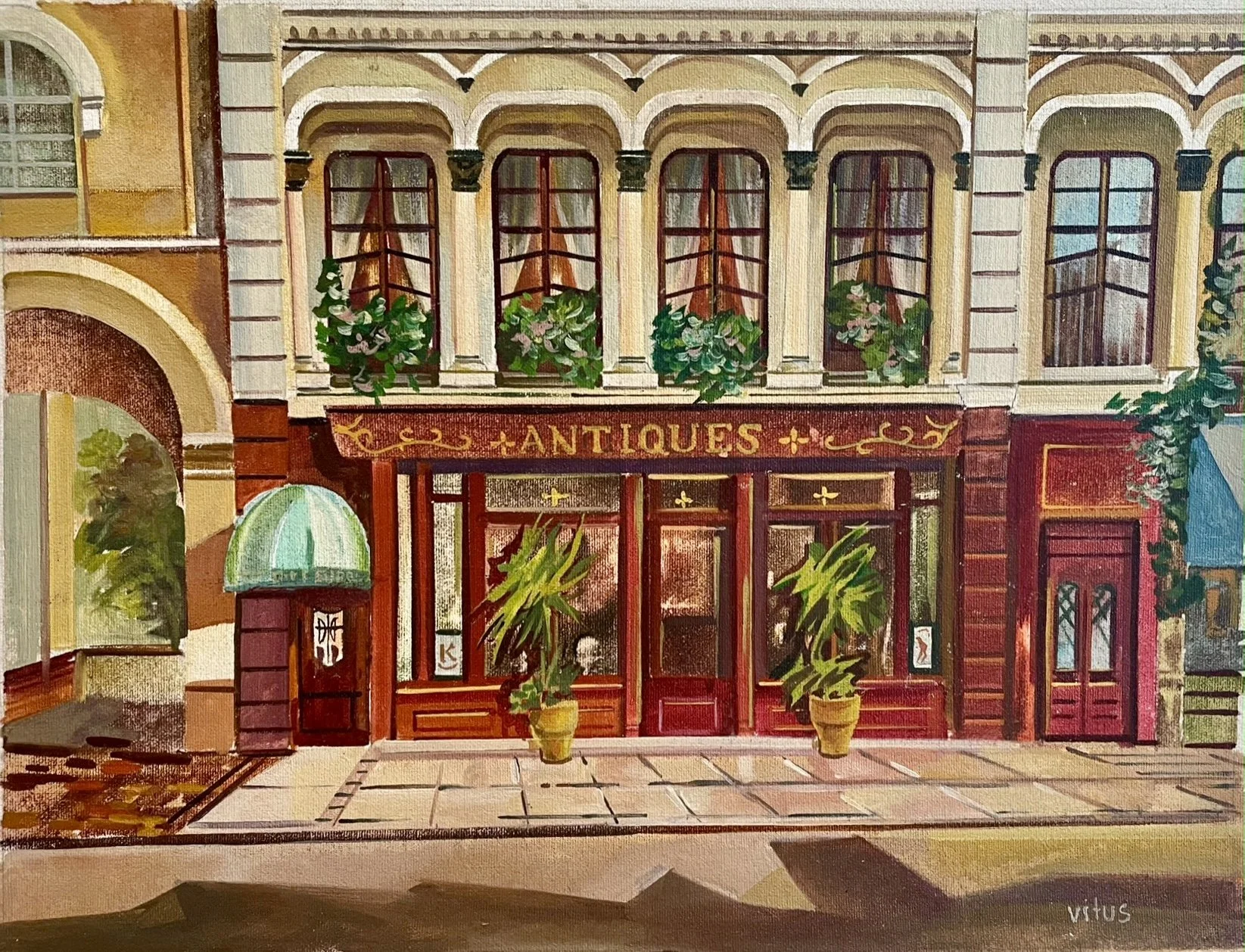  Oil on Canvas, Flat  12 x 16 in.  $80 