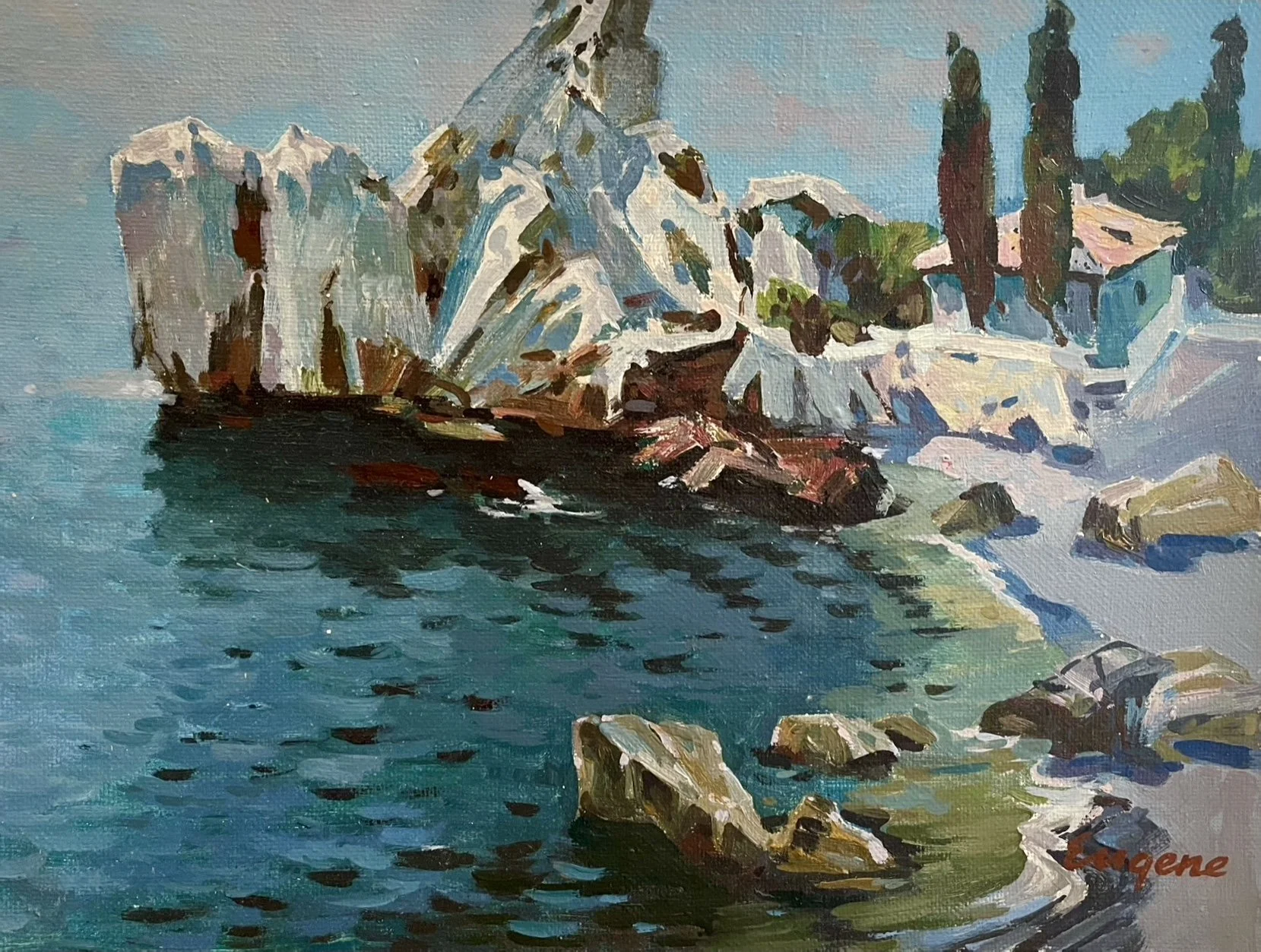  Oil on Canvas, Flat  12 x 16 in.  $120 