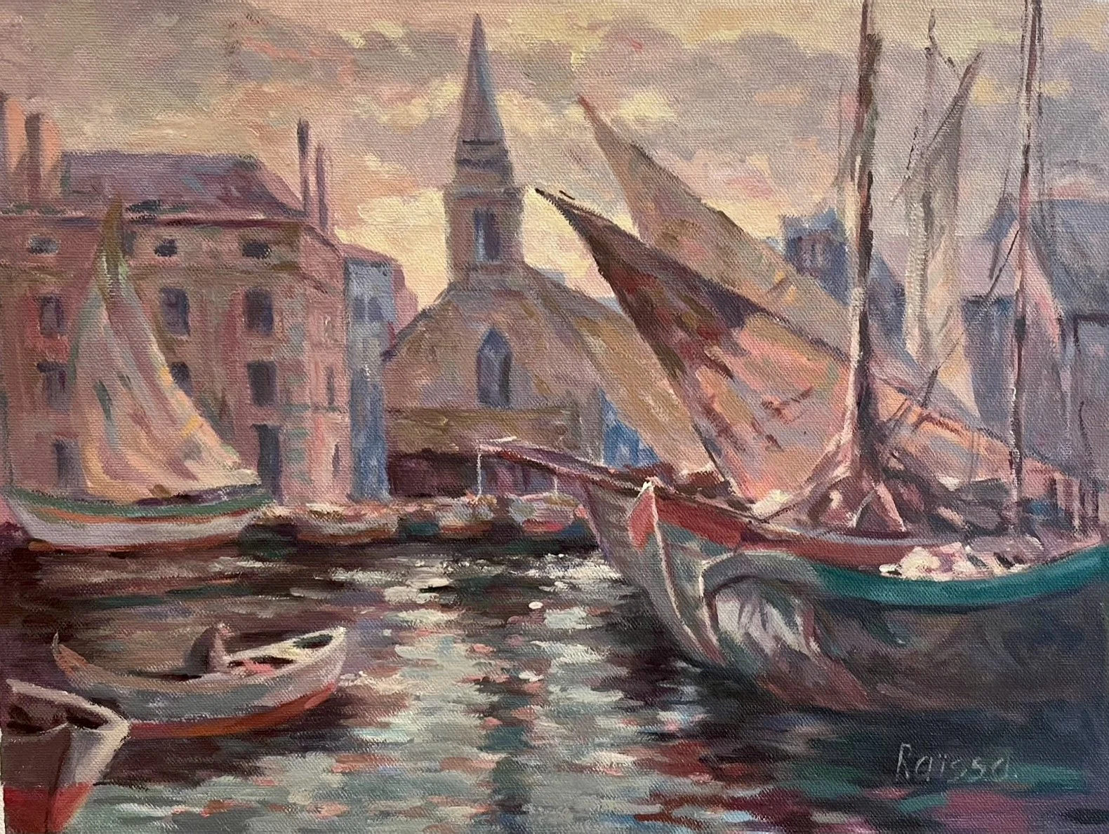  Oil on Canvas, Flat  12 x 16 in.  $130 