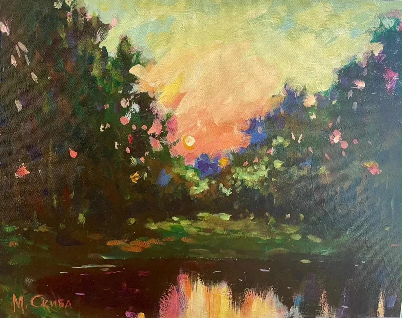  Oil on Canvas, Flat  12 x 16 in.  $140 