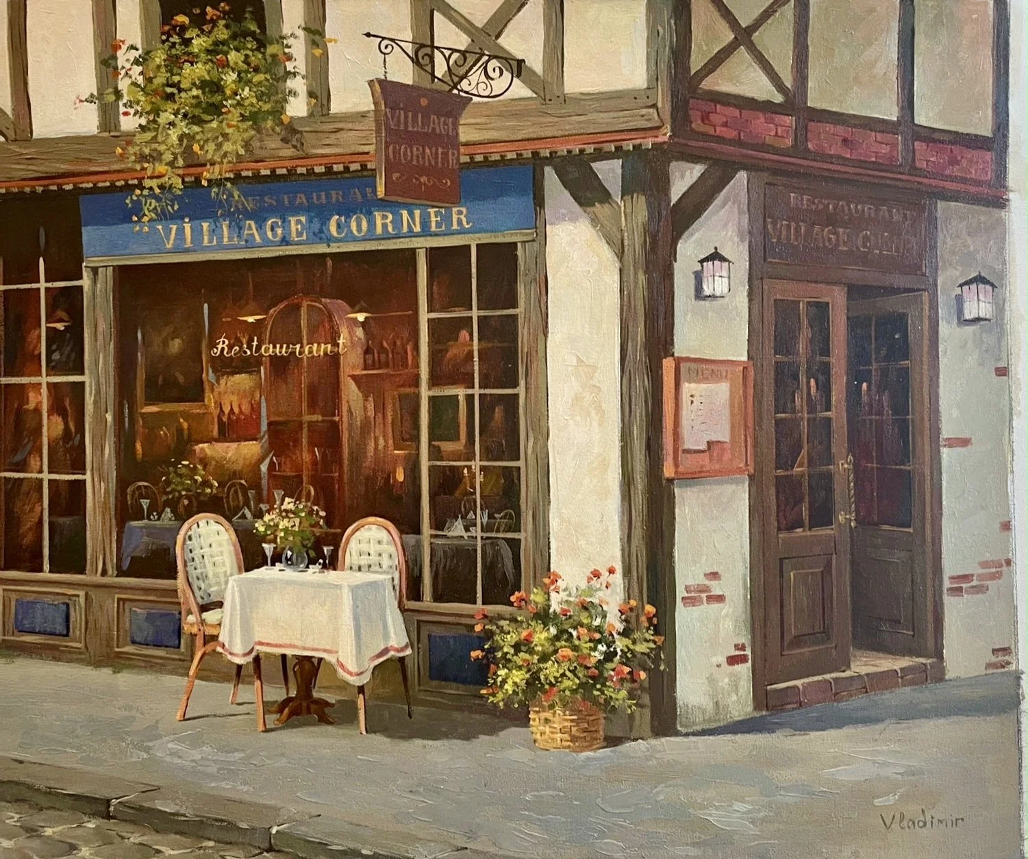  Oil on Canvas, Flat  20 x 24 in.  $200 