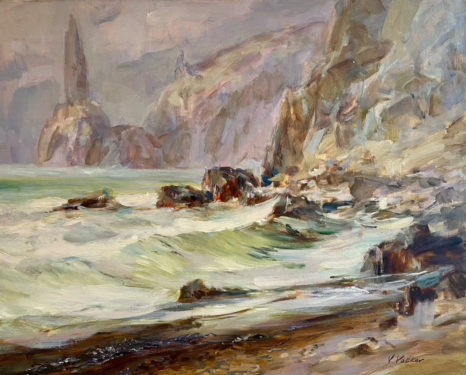  Oil on Canvas, Flat  24 x 30 in  $300 