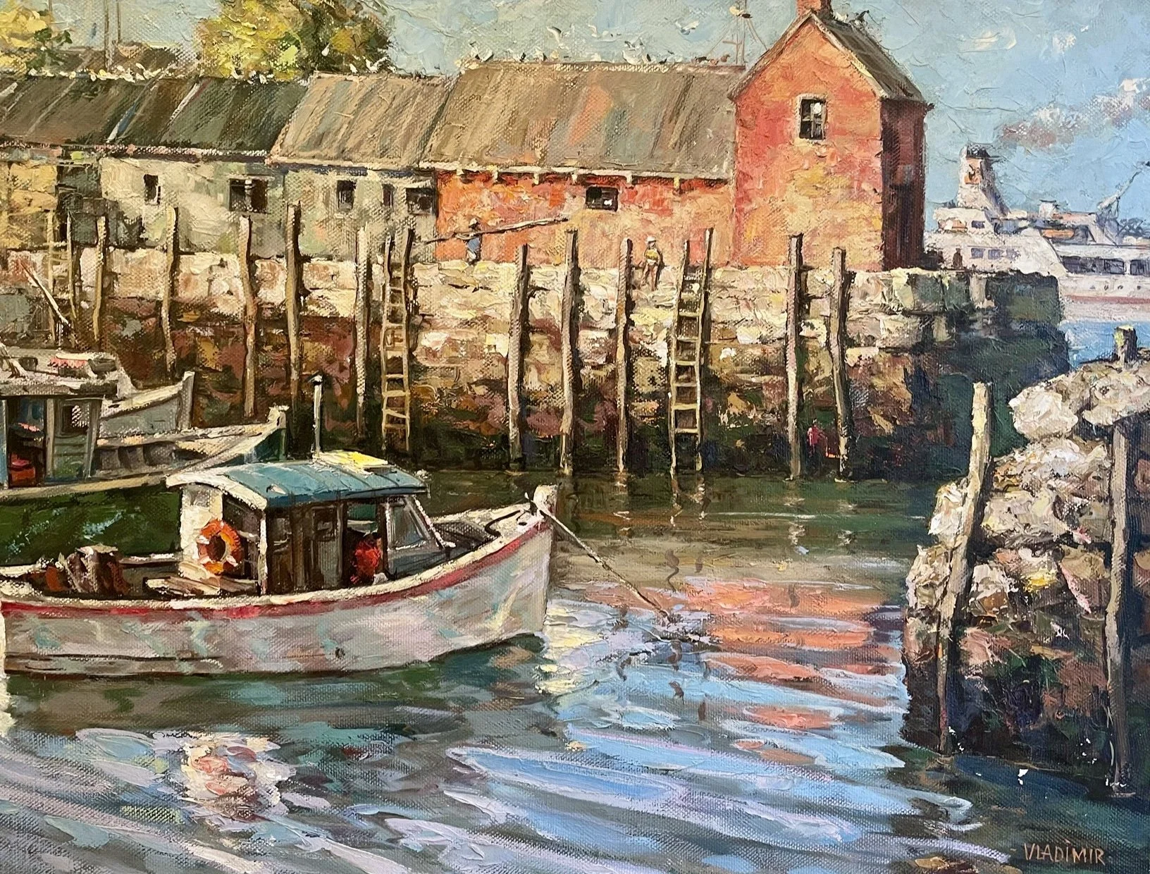  Oil on Canvas, Stretched  24 x 36 in.  $400 