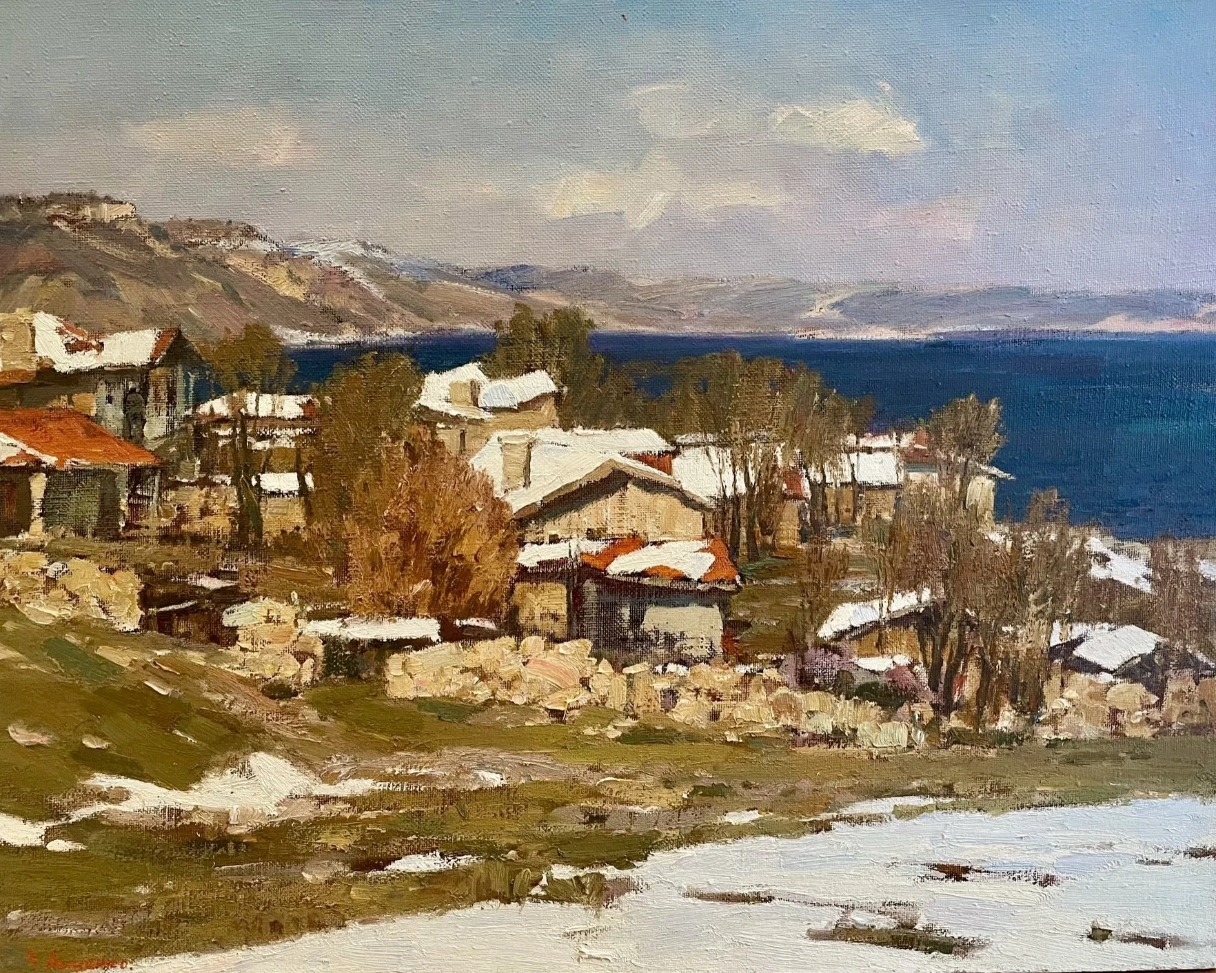  Oil on Canvas, Stretched  24  x 30 in.  $300 