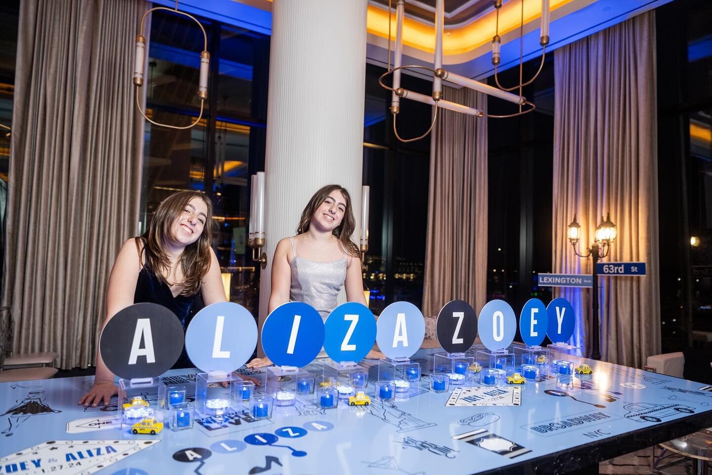 Concrete jungle where mitzvah dreams are made of! Aliza &amp; Zoey living their best New York life 🏙️

#mitzvah #mitzvahplanner #mitzvahdecor #mitzvahdesign #bnaimitzvah #batmitzvahparty #barmitzvahphotography #events #eventplanner #dceventplanner #