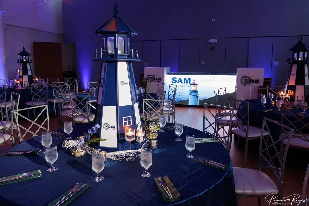 Sam&rsquo;s Bar Mitzvah was the ultimate day on the bay🎣

We transformed the space into a coastal fishing village featuring a custom tackle shop favor station, pier inspired backdrop, and lighthouse centerpieces that guided the guests through the ce
