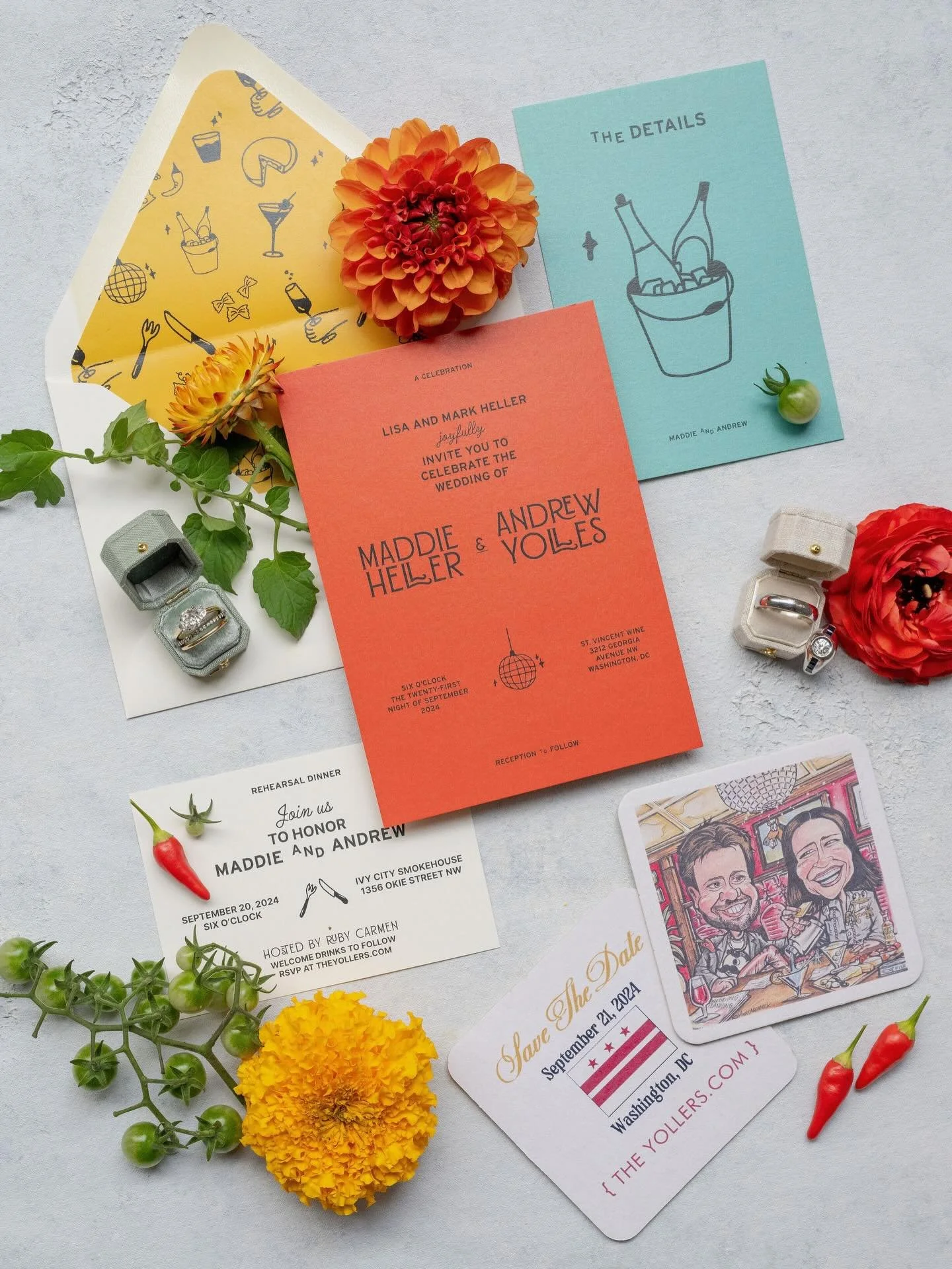 Bold colors &amp; unforgettable blooms 💛❤️🩵

This wedding celebrated love through color -vibrant yellow, bold red, and striking blue blooms creating a playful yet elegant atmosphere from start to finish. Every floral detail was designed to feel ene