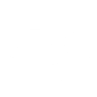 An icon of a briefcase with party poppers and confetti coming out.