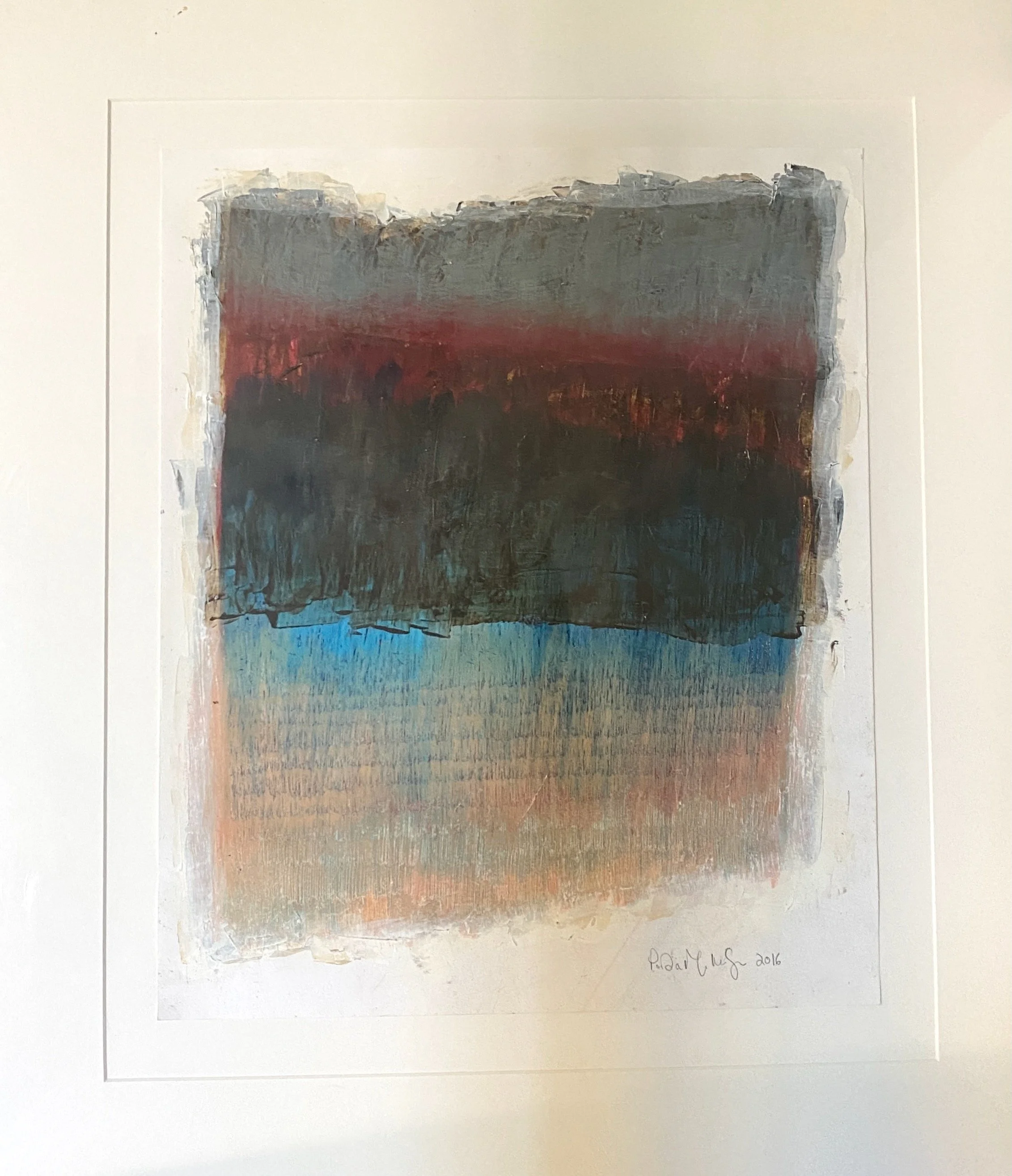 No. 14, Acrylic and Cold Wax