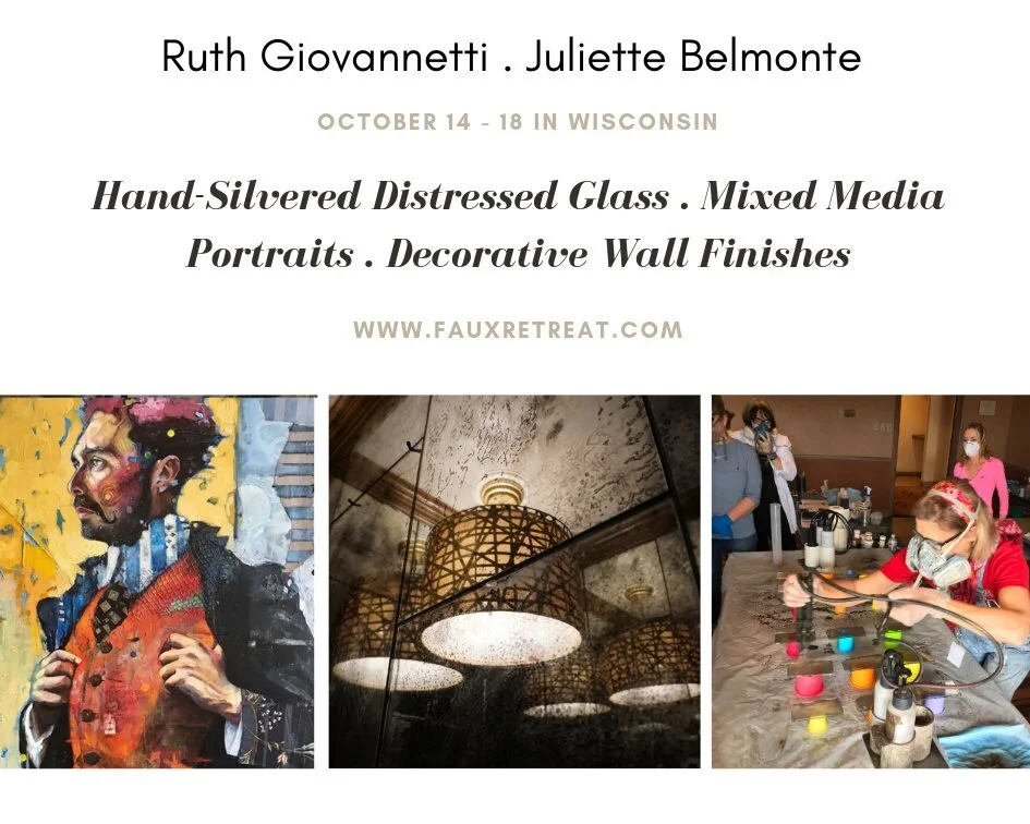 Hand-Silvered Distressed Glass with Ruth Giovannetti