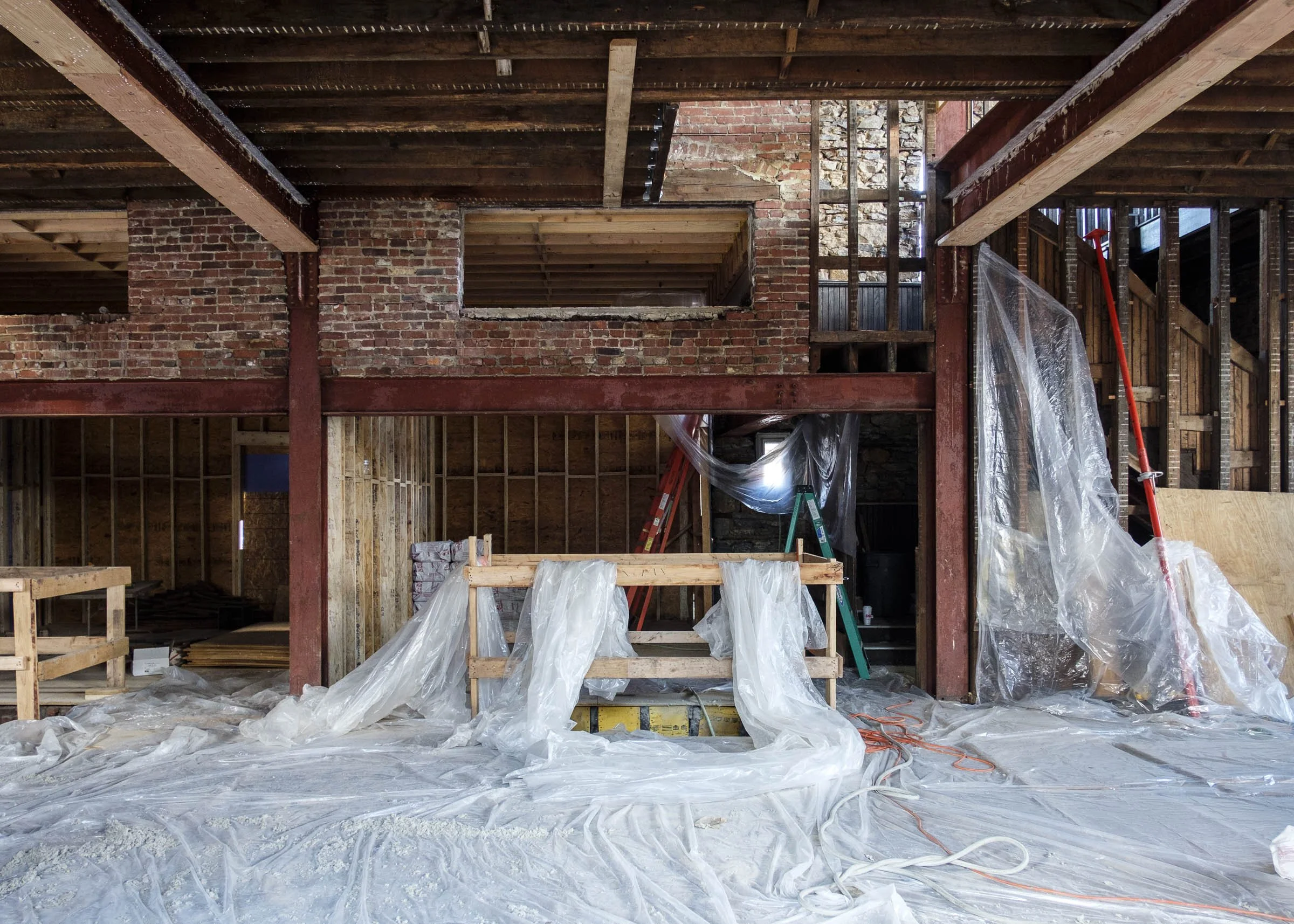 Part of a year-long documentation of Red Oak's building projects.