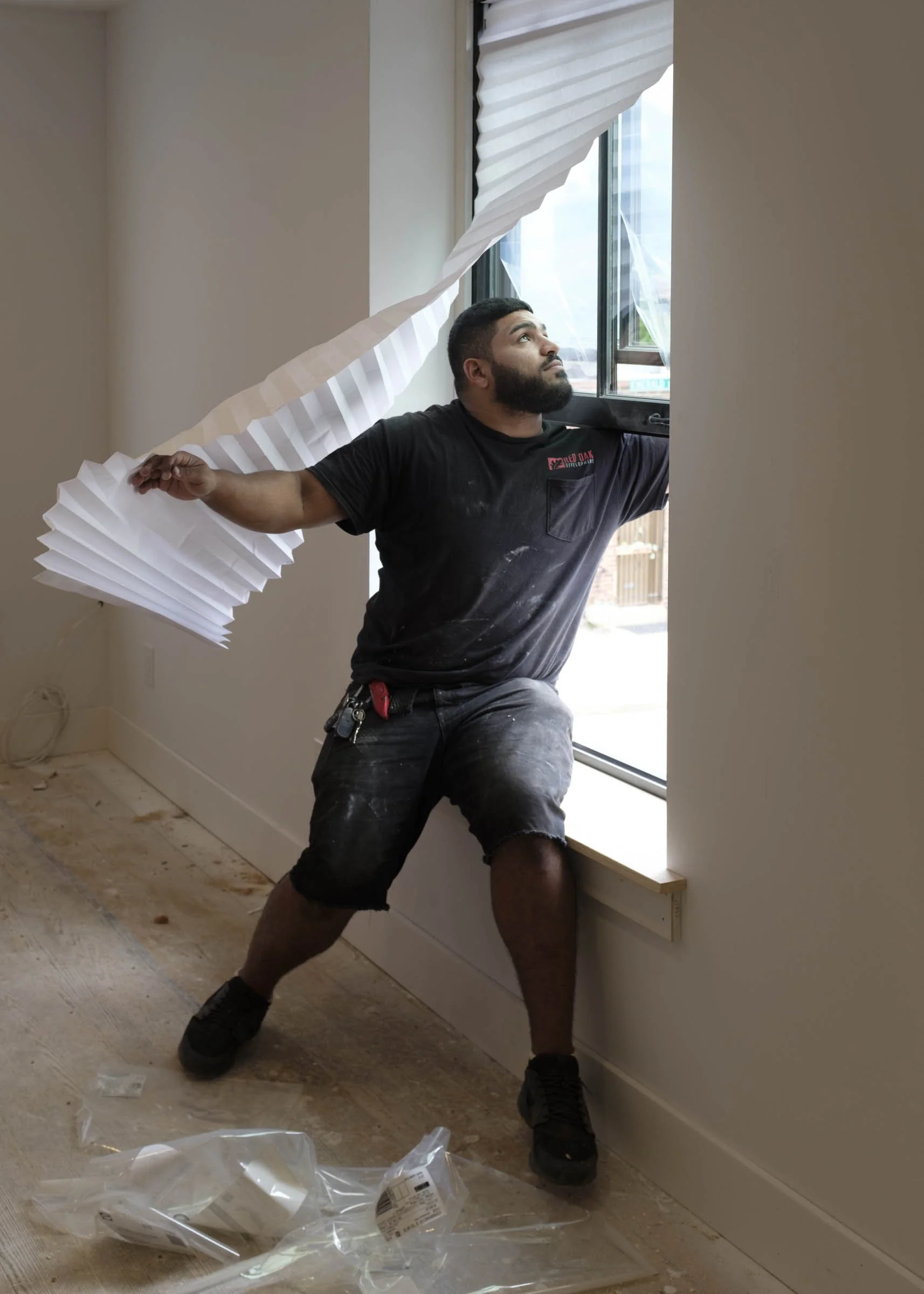 Part of a year-long documentation of Red Oak's building projects.