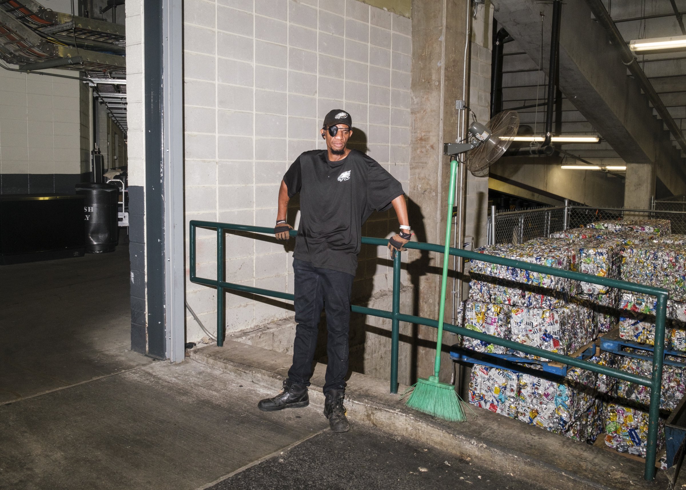 Images made for Leveler Media's project on the Philadelphia Eagles' sustainability initiative. 