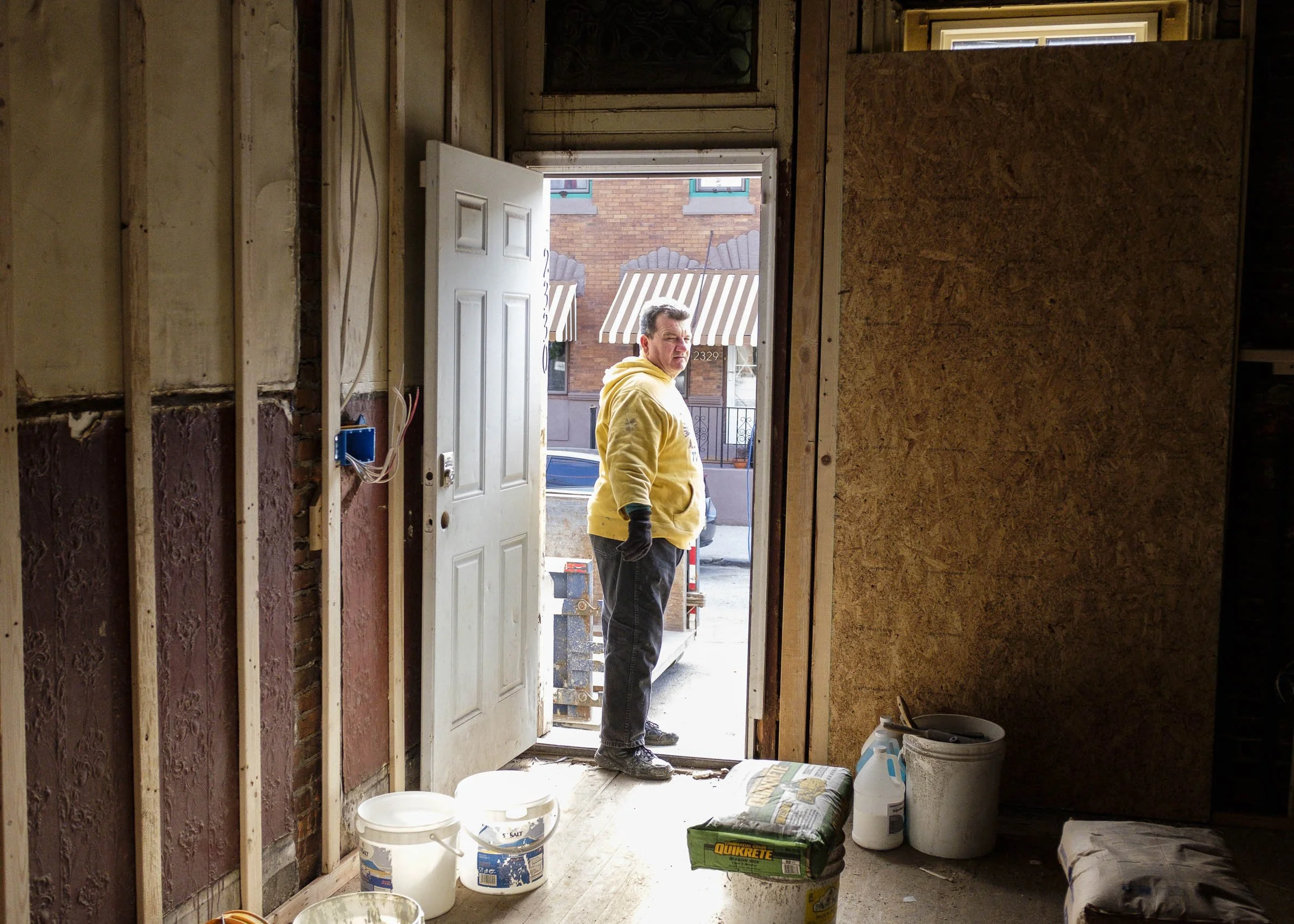 Part of a year-long documentation of Red Oak's building projects.