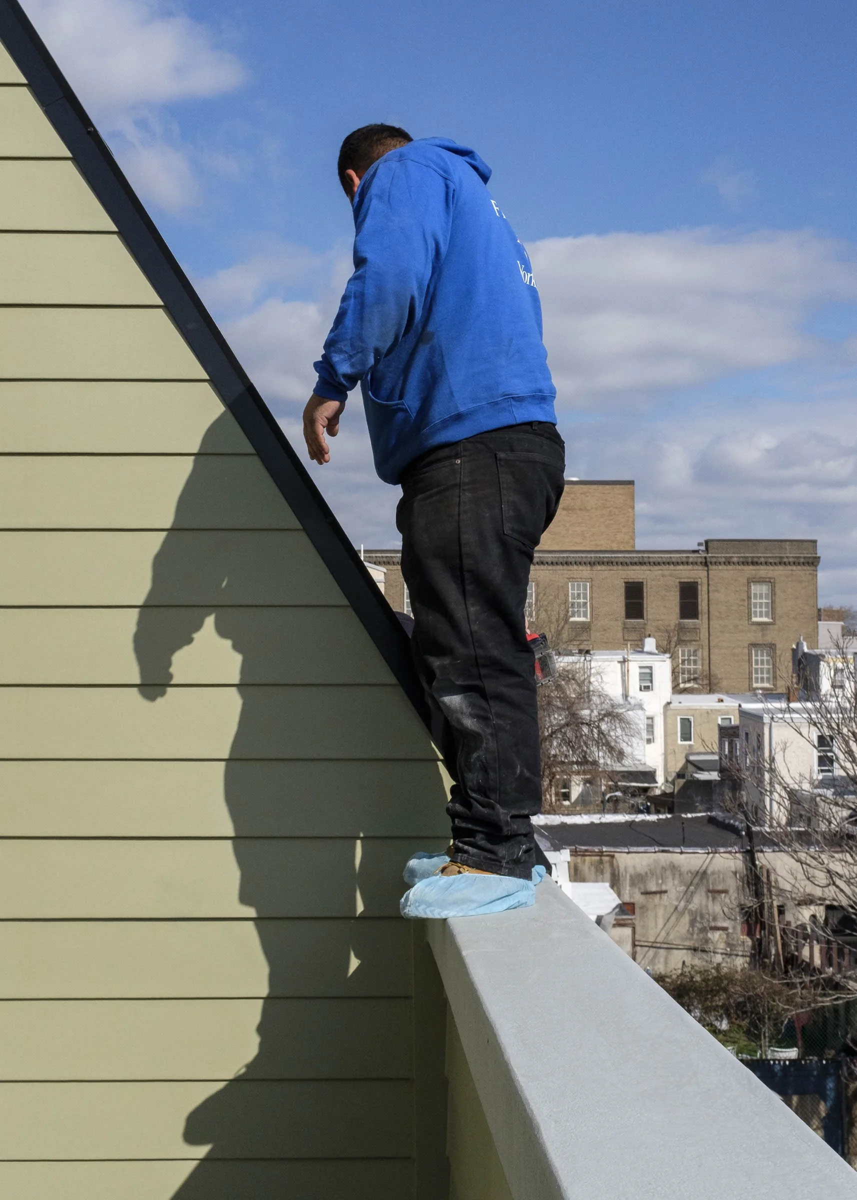Part of a year-long documentation of Red Oak's building projects.