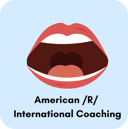 American /R/ coaching for international kids and teens