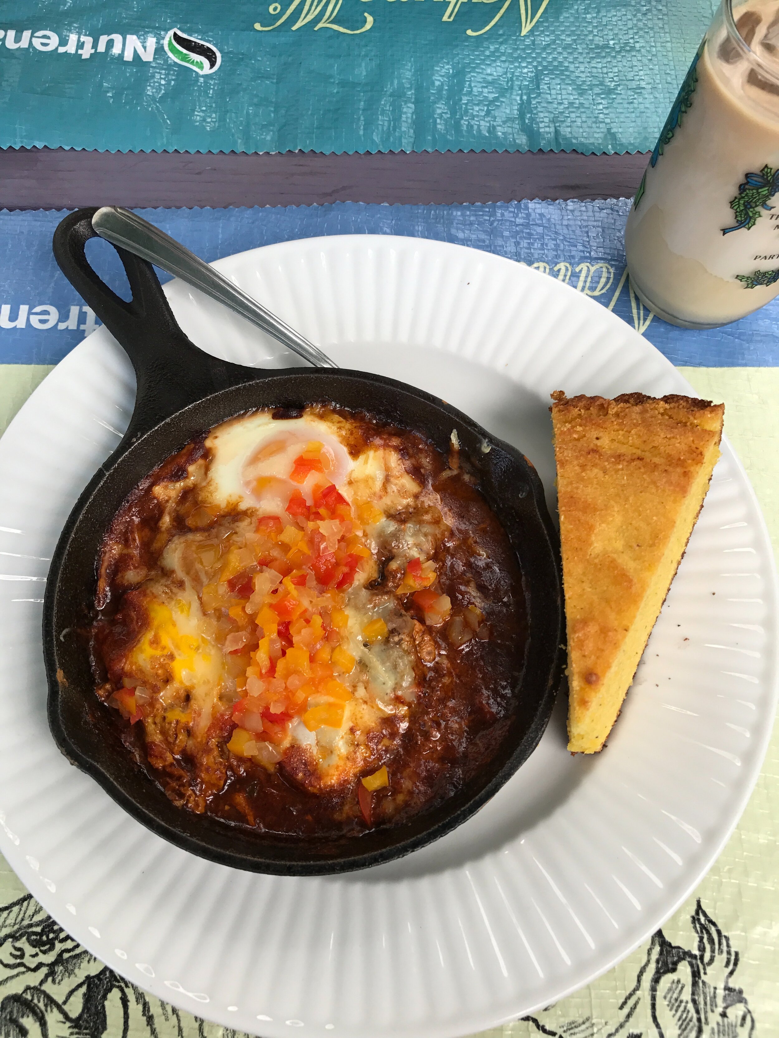 skillet breakfast from local restaurant