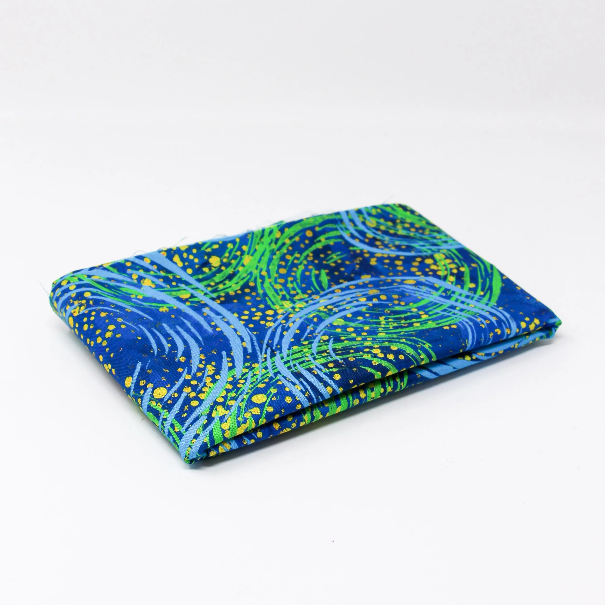 Swirlygig Blue Fabric