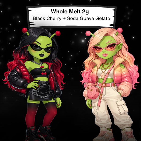 Black Cherry Soda + Guava Gelato