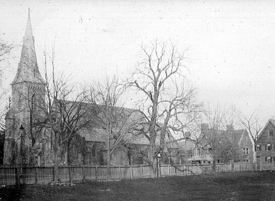  Circa 1880s with new house behind Aspinwall House before Rectory was built 